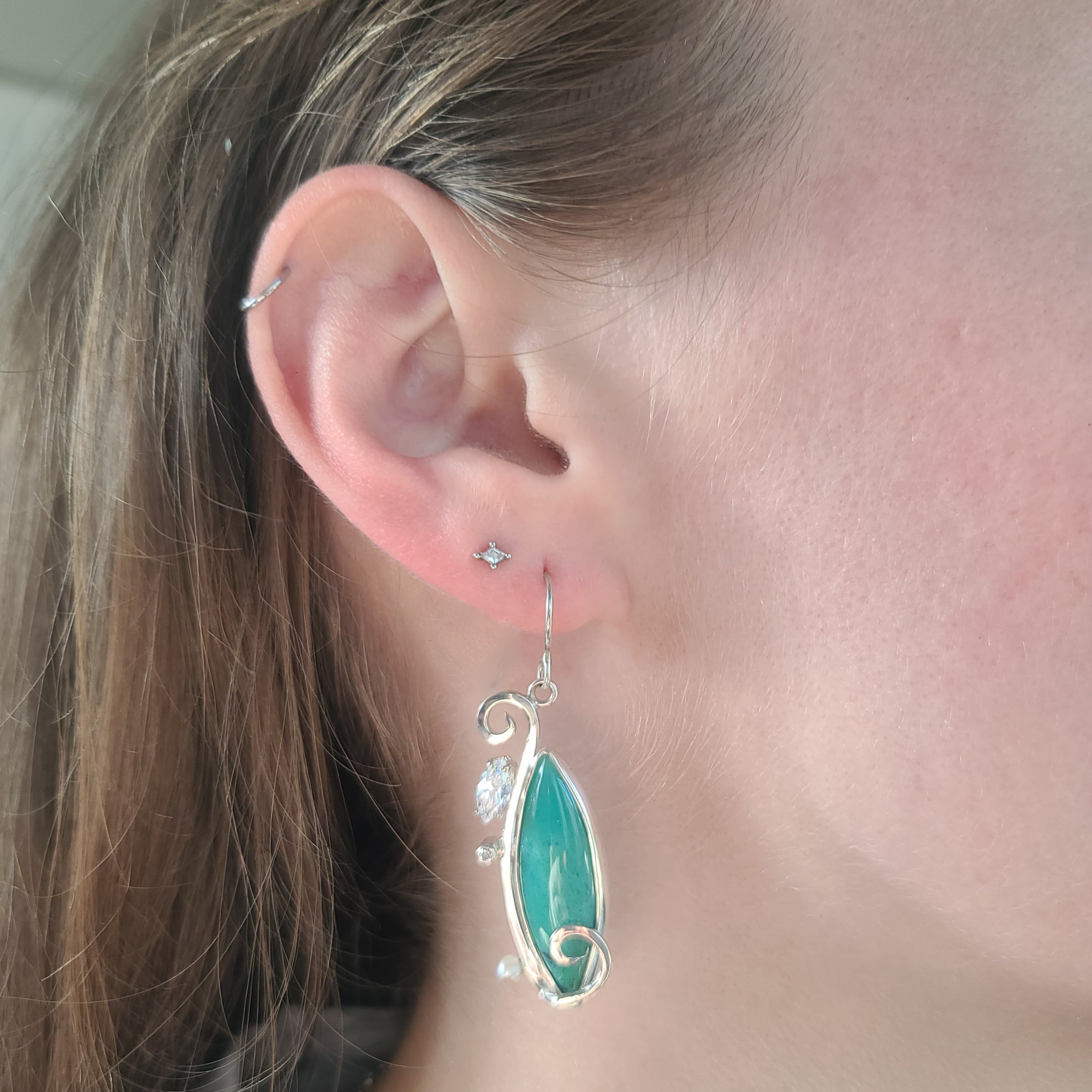 Chrysocolla Earrings