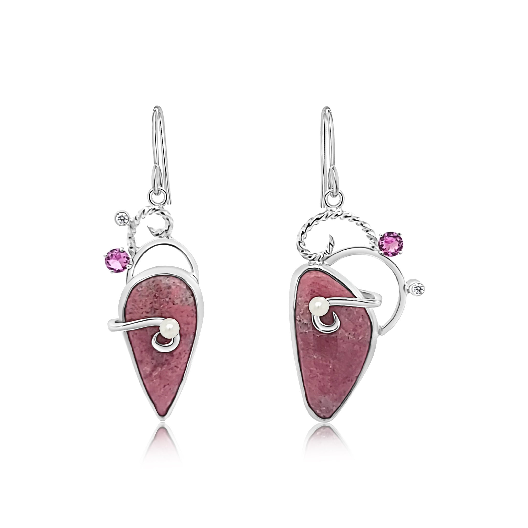 Thulite Earrings