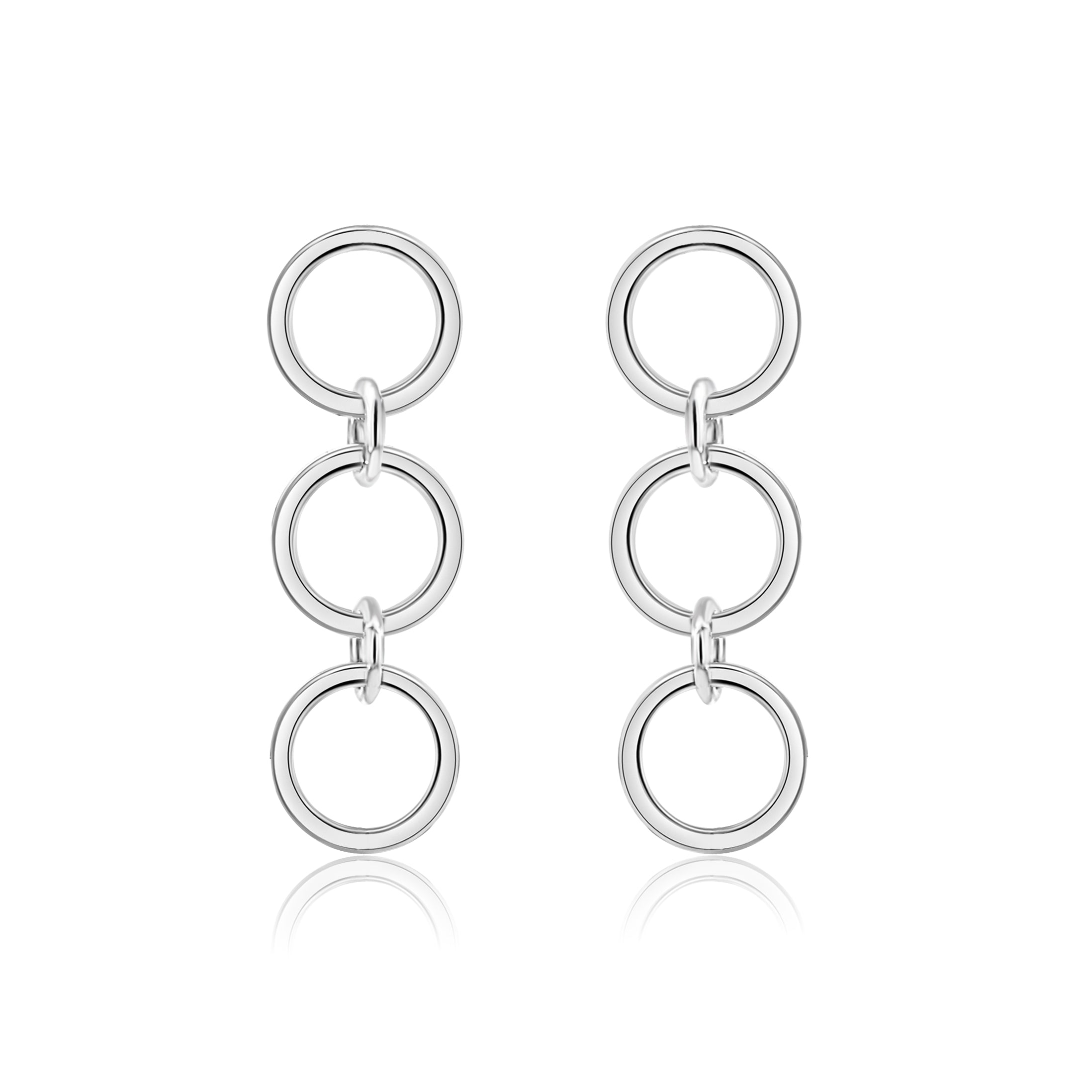 Triple Circle Earrings