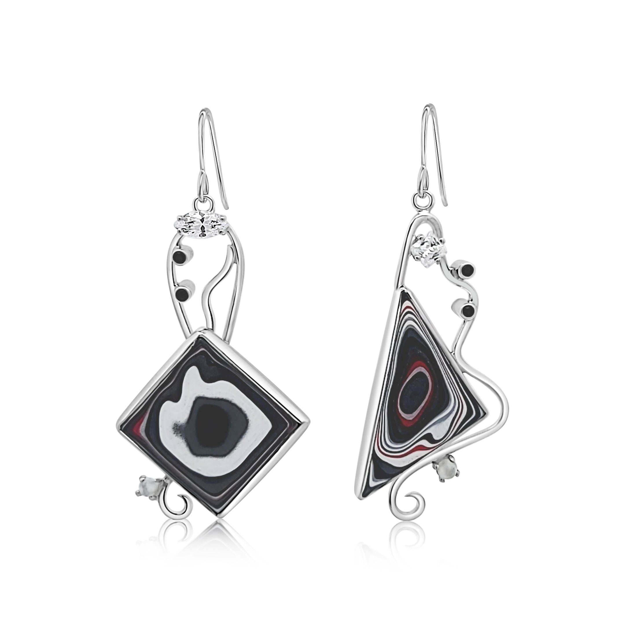 Fordite Earrings