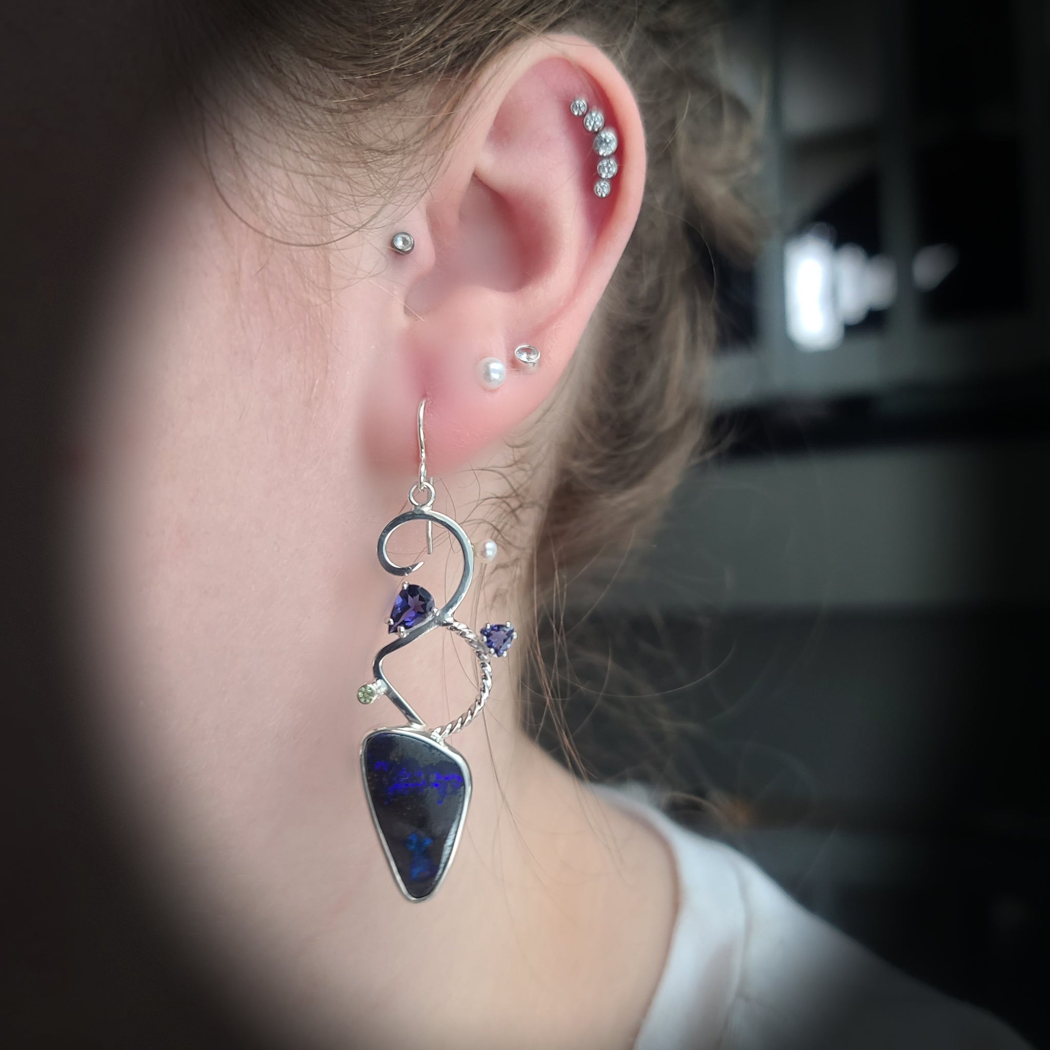 Australian Opal Earrings