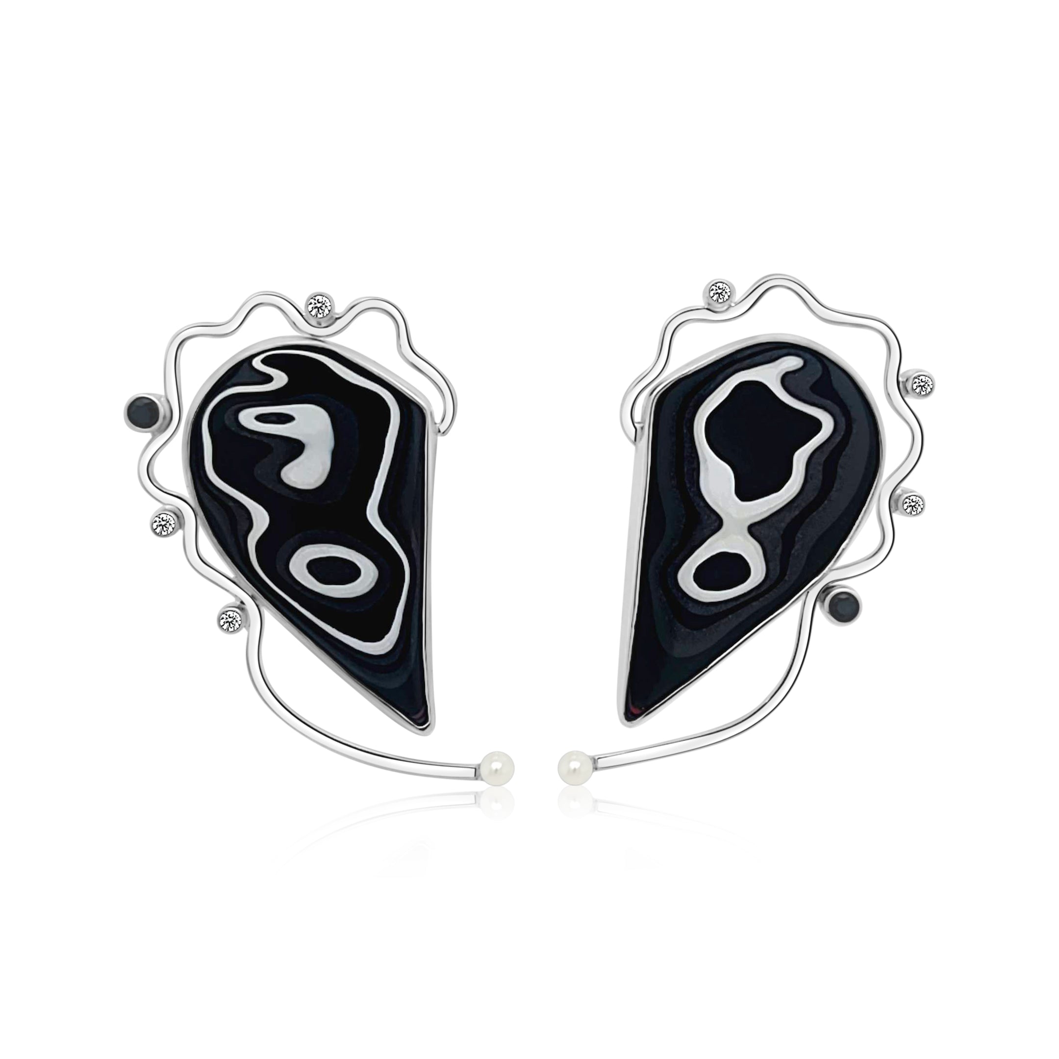 Fordite Earrings