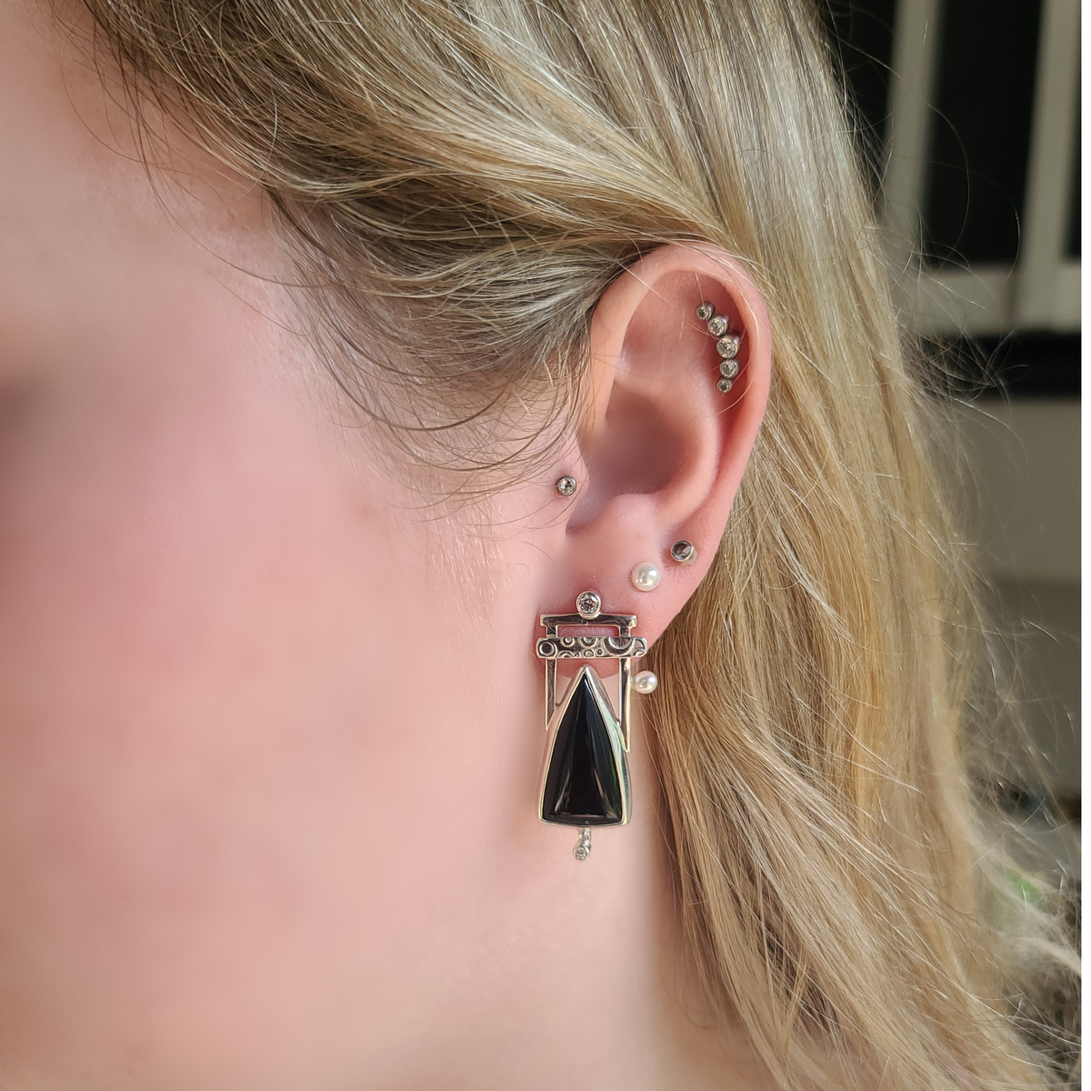 Black Onyx Earrings | kim crocker designs