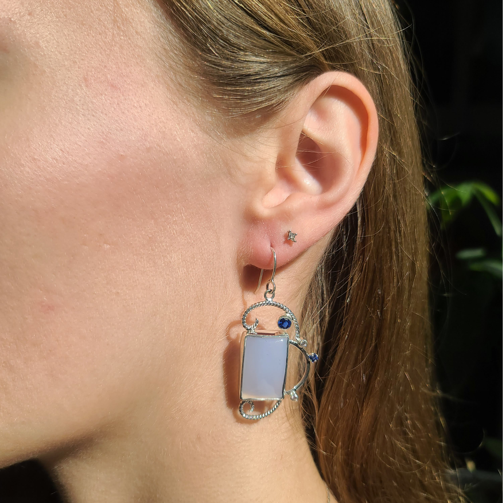Chalcedony Earrings