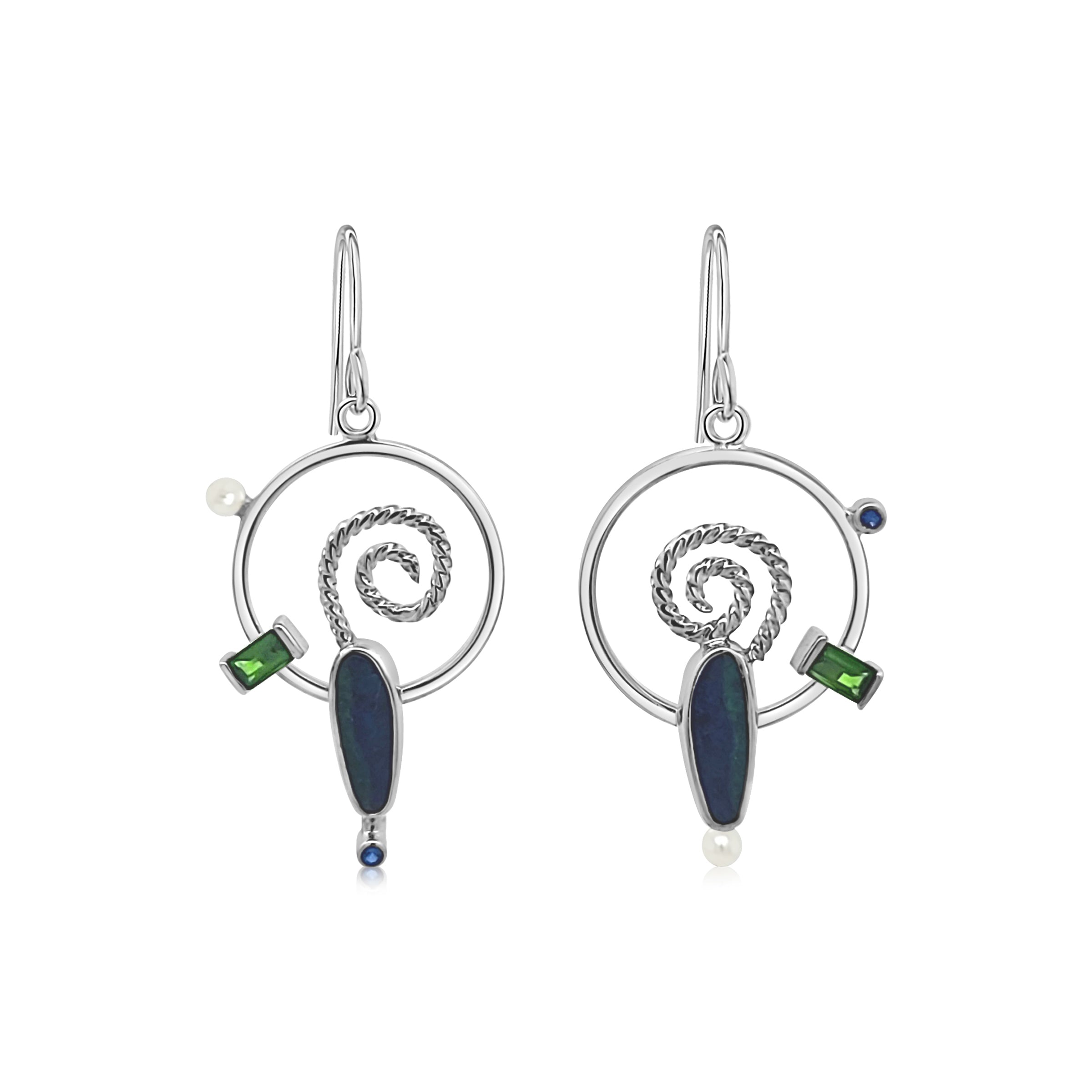 Opal Doublet Earrings