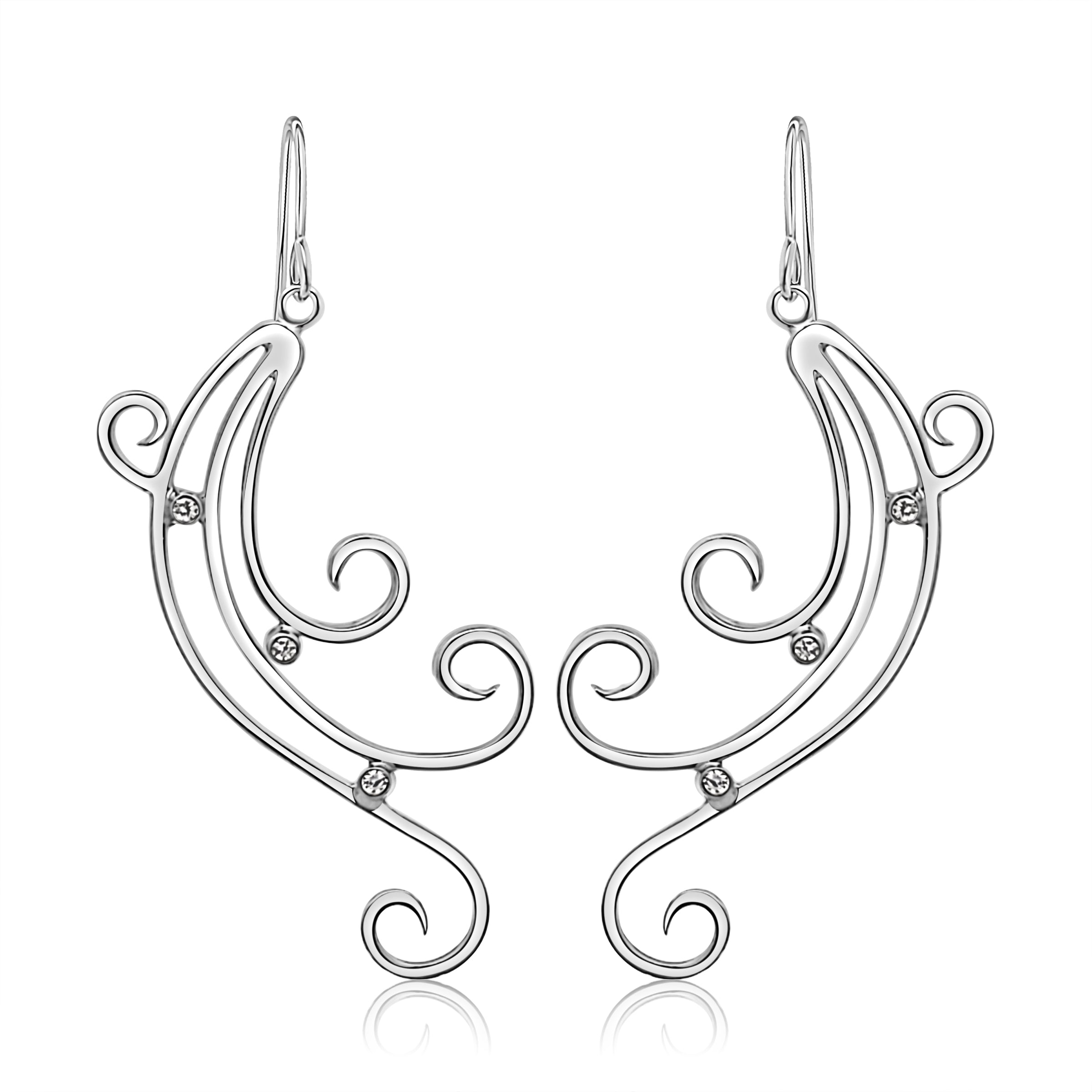 Deco Swirl Earrings