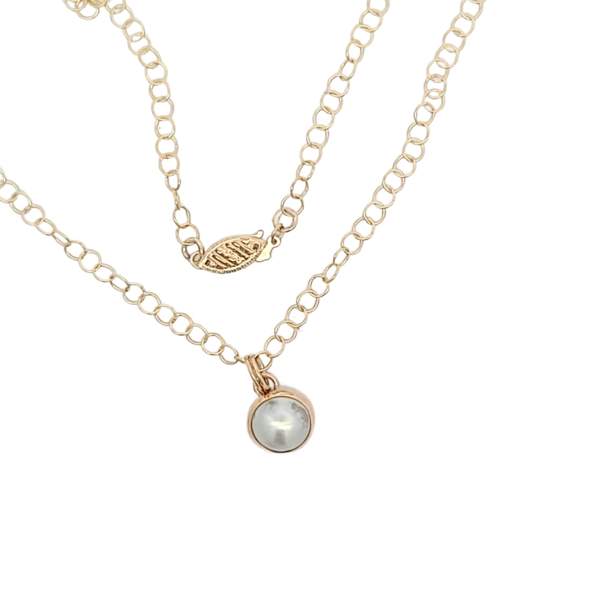 Cultured Pearl Gold Filled Necklace