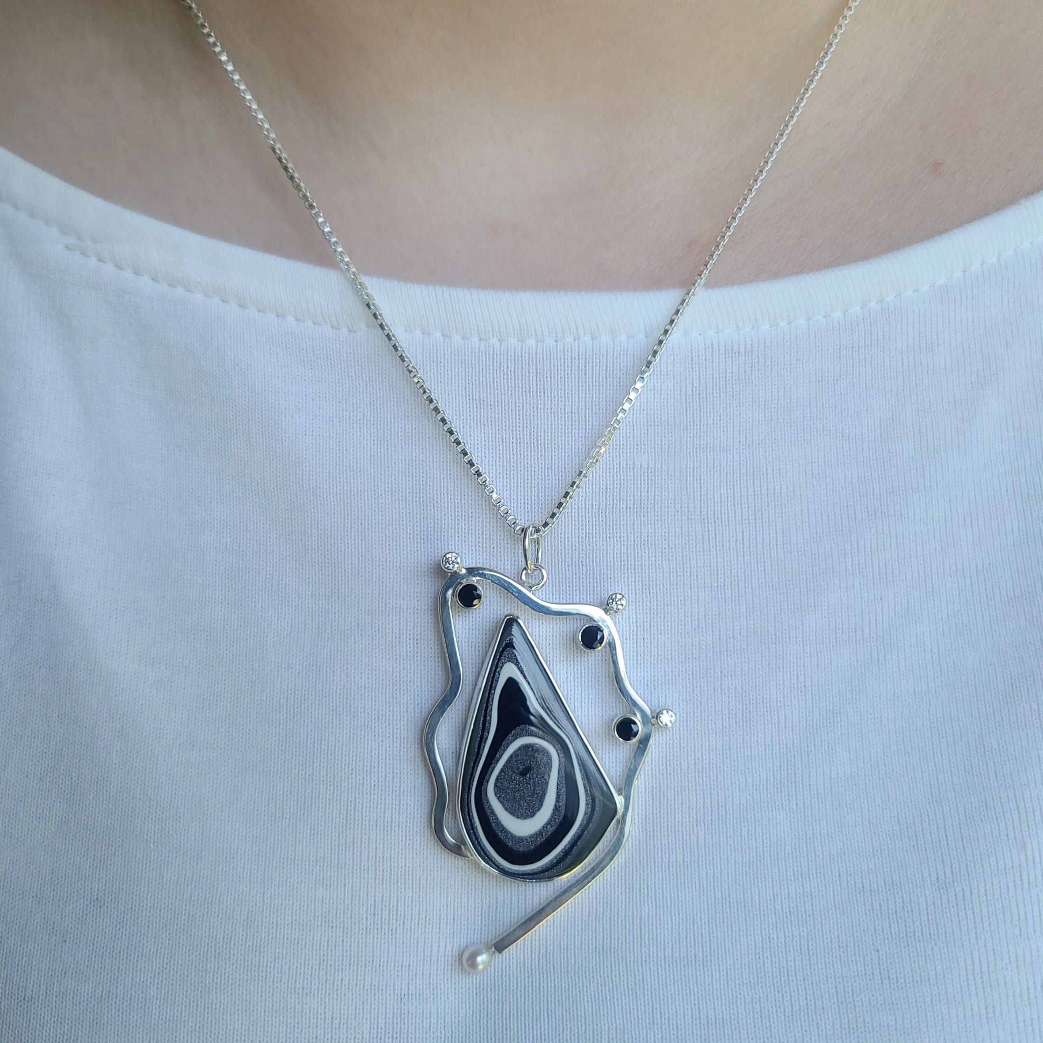 Fordite Pendant
