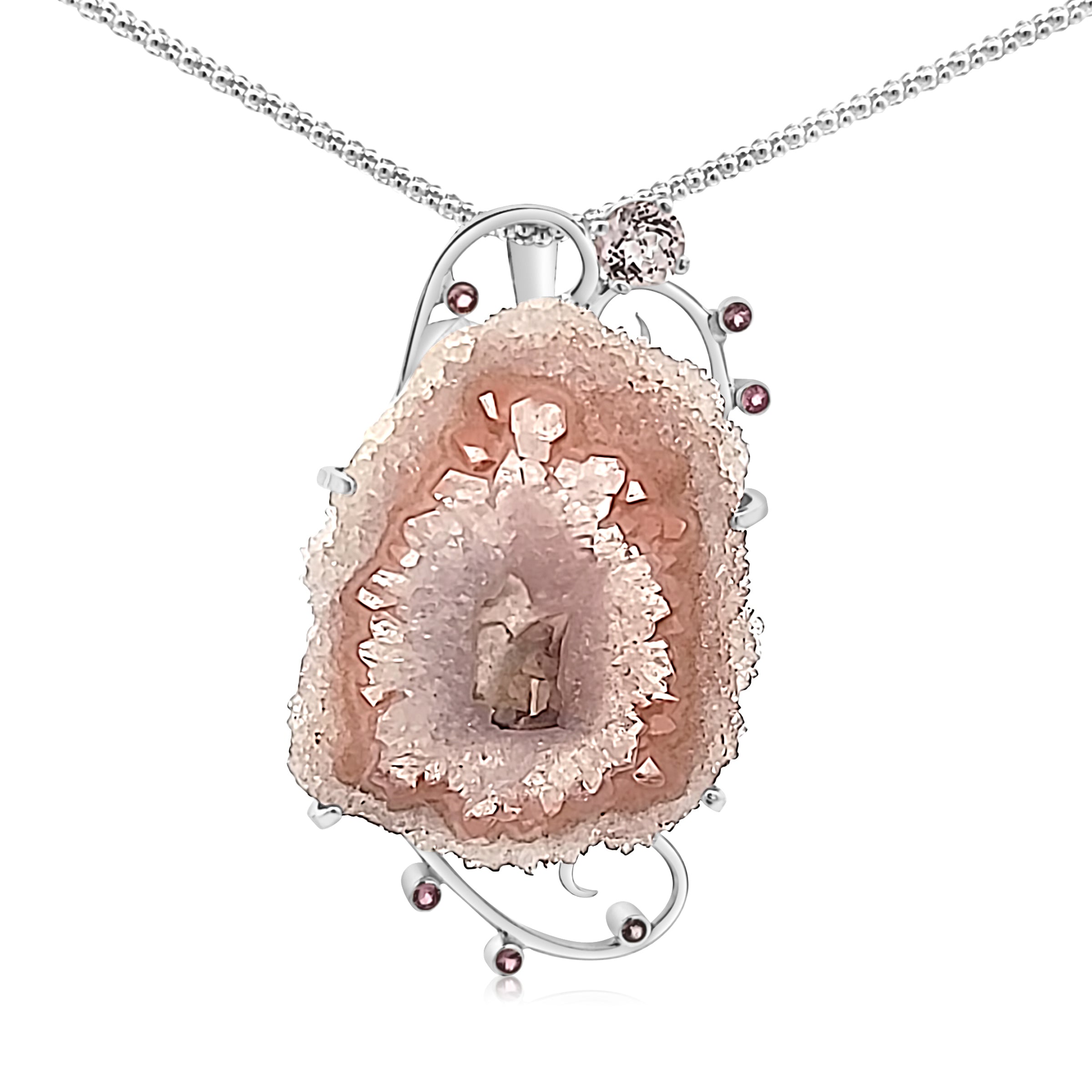Agate Drusy Pendant