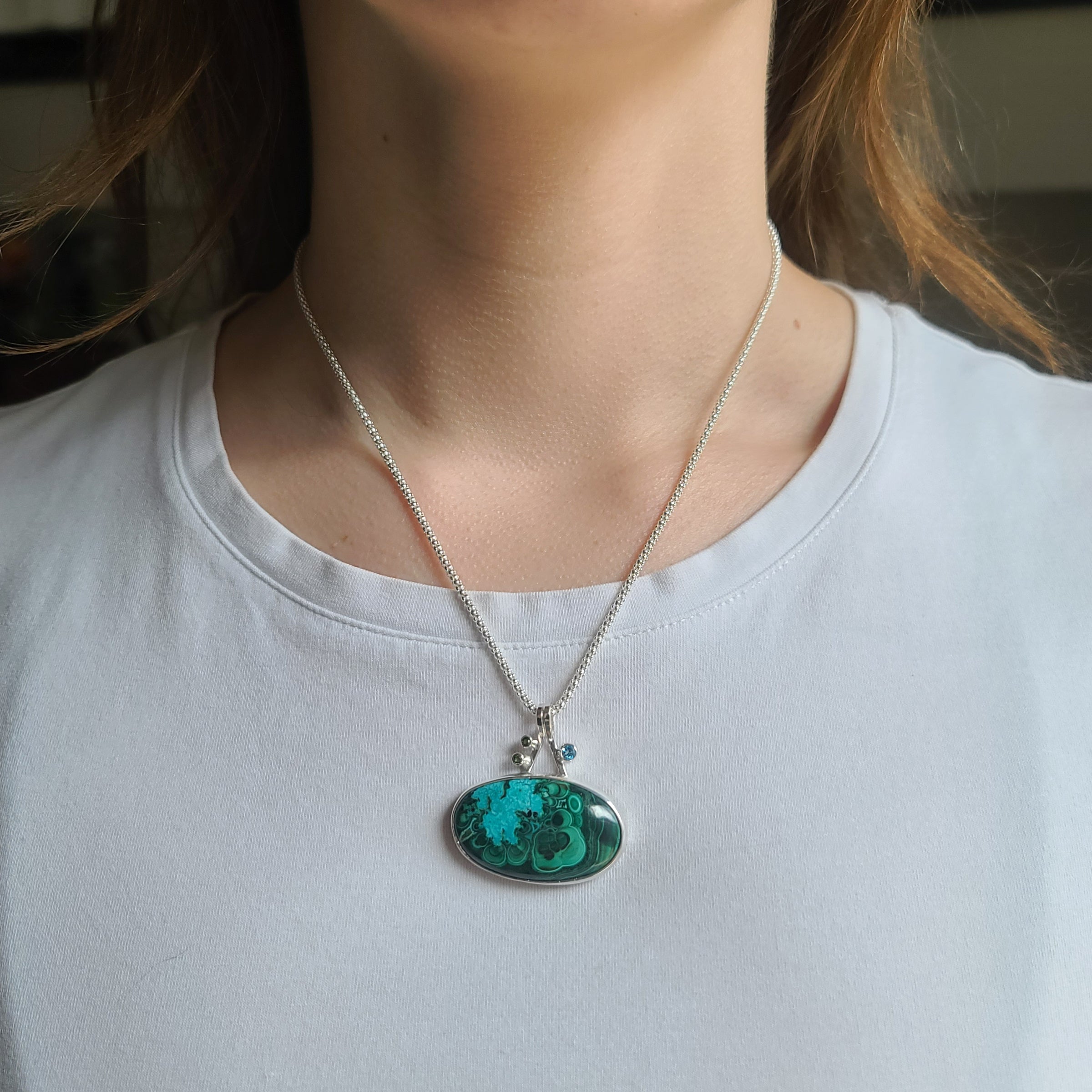 Chrysocolla Pendant