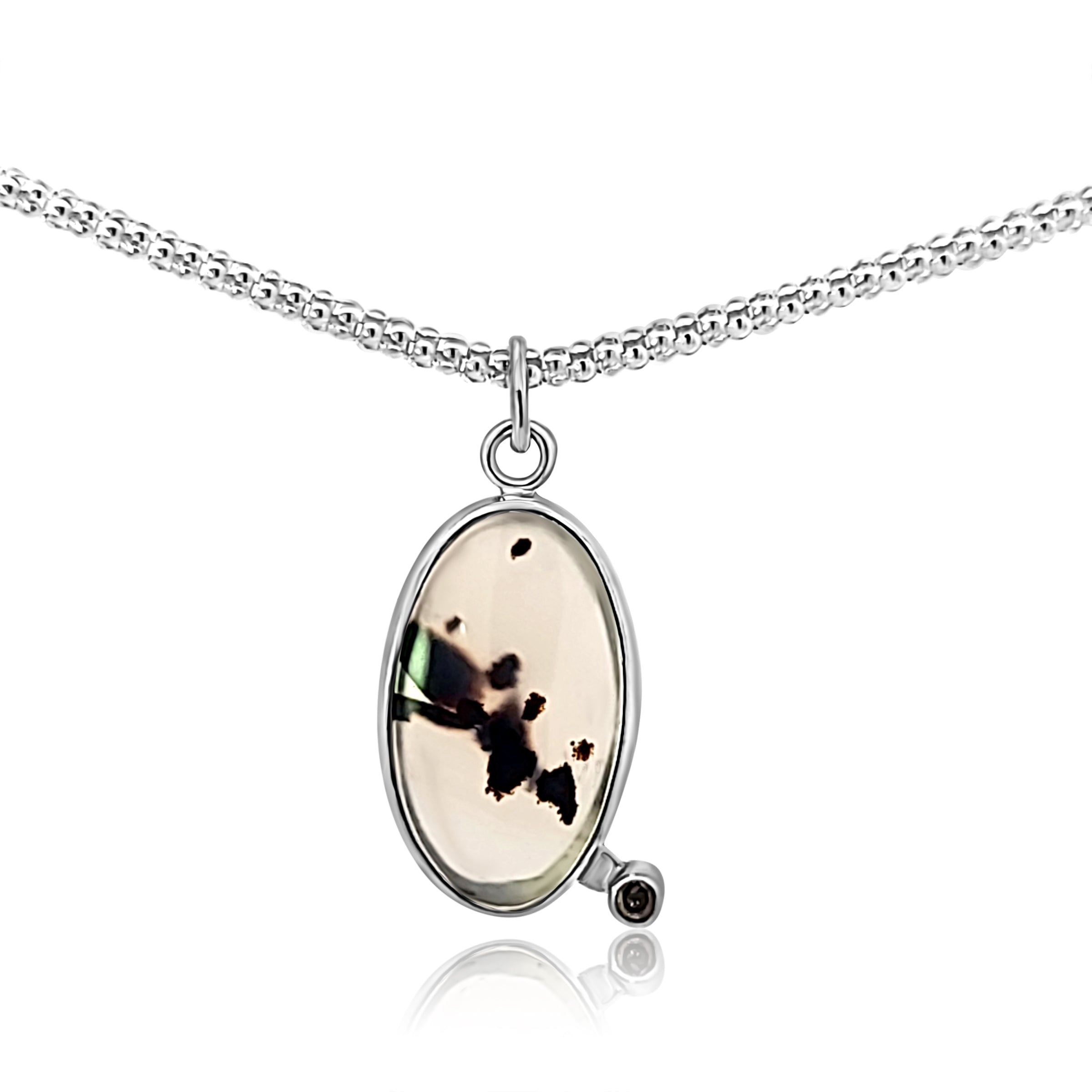 Dot n Dash Montana Agate Pendant