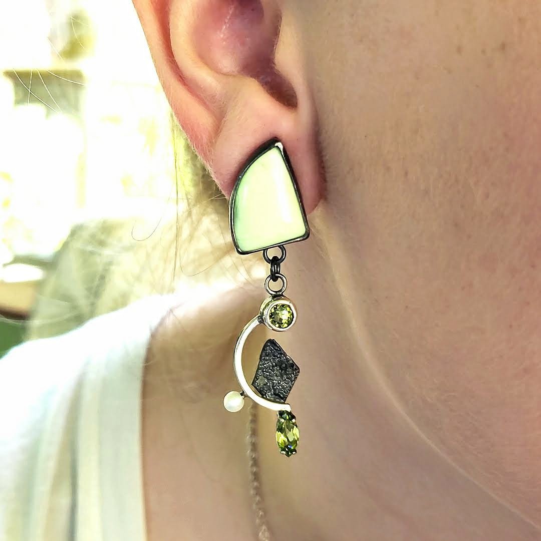 Chrysoprase Earrings - kim crocker designs