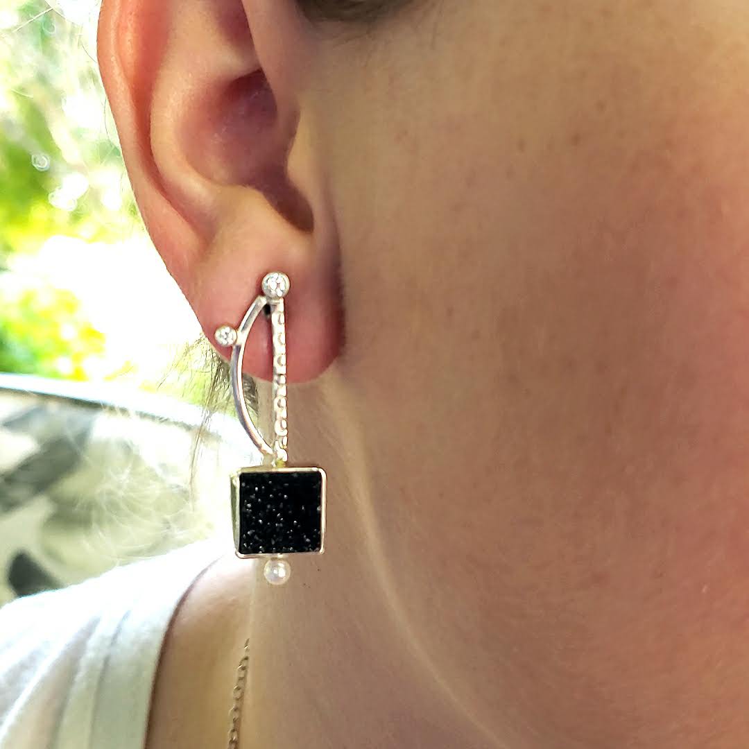 Drusy Earrings - kim crocker designs