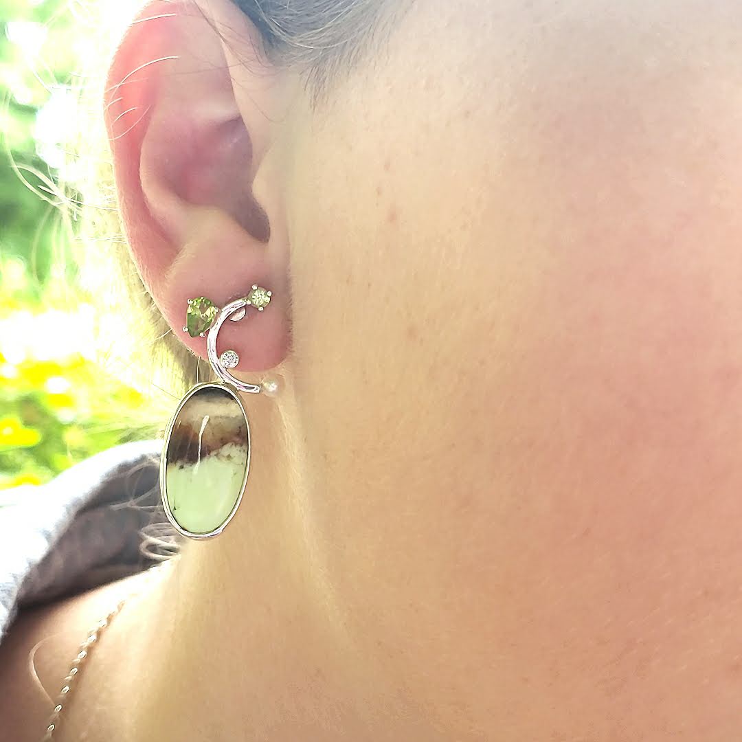 Chrysoprase Earrings - kim crocker designs