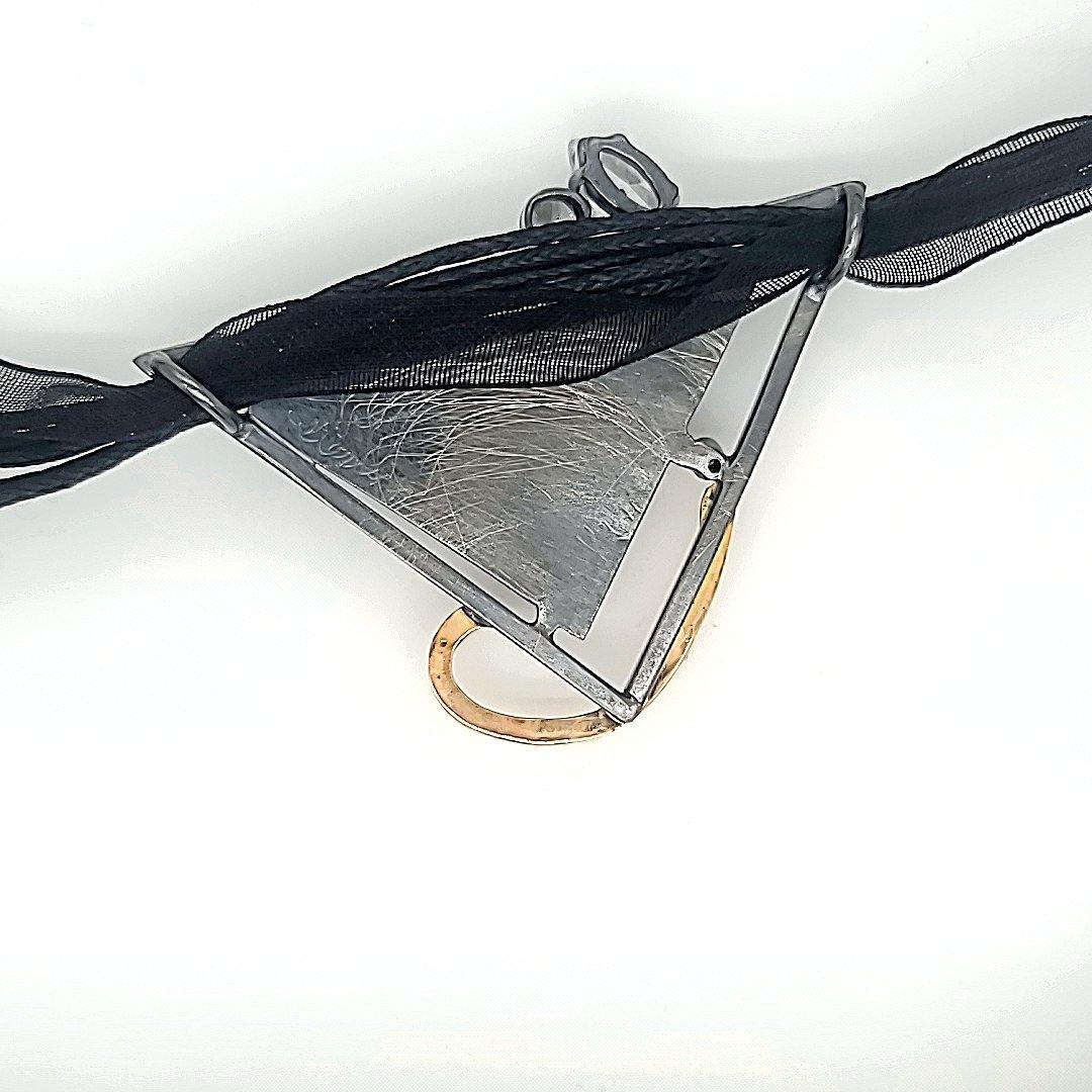 Gray Drusy Pendant - kim crocker designs