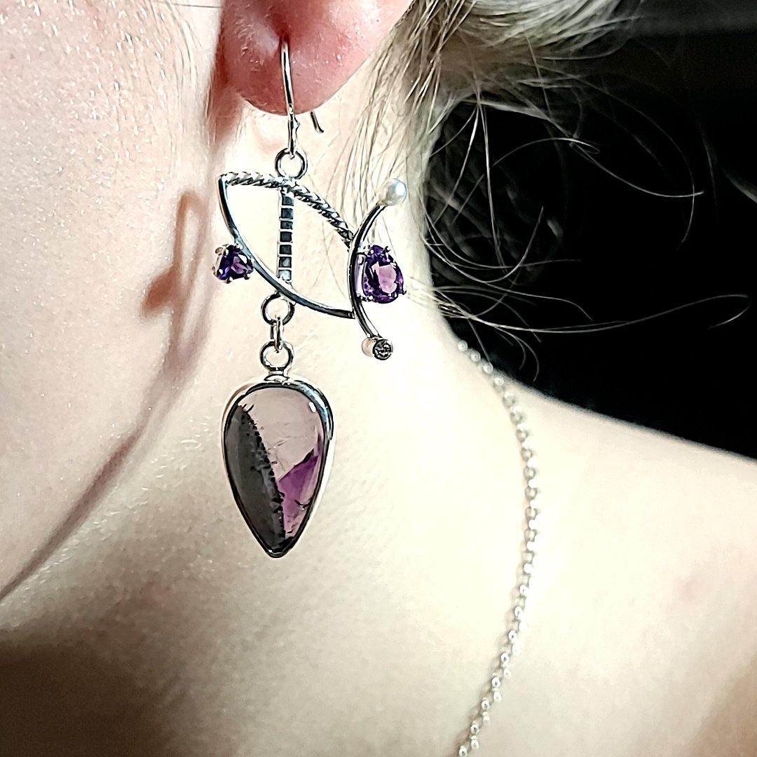 Chevron Amethyst - kim crocker designs