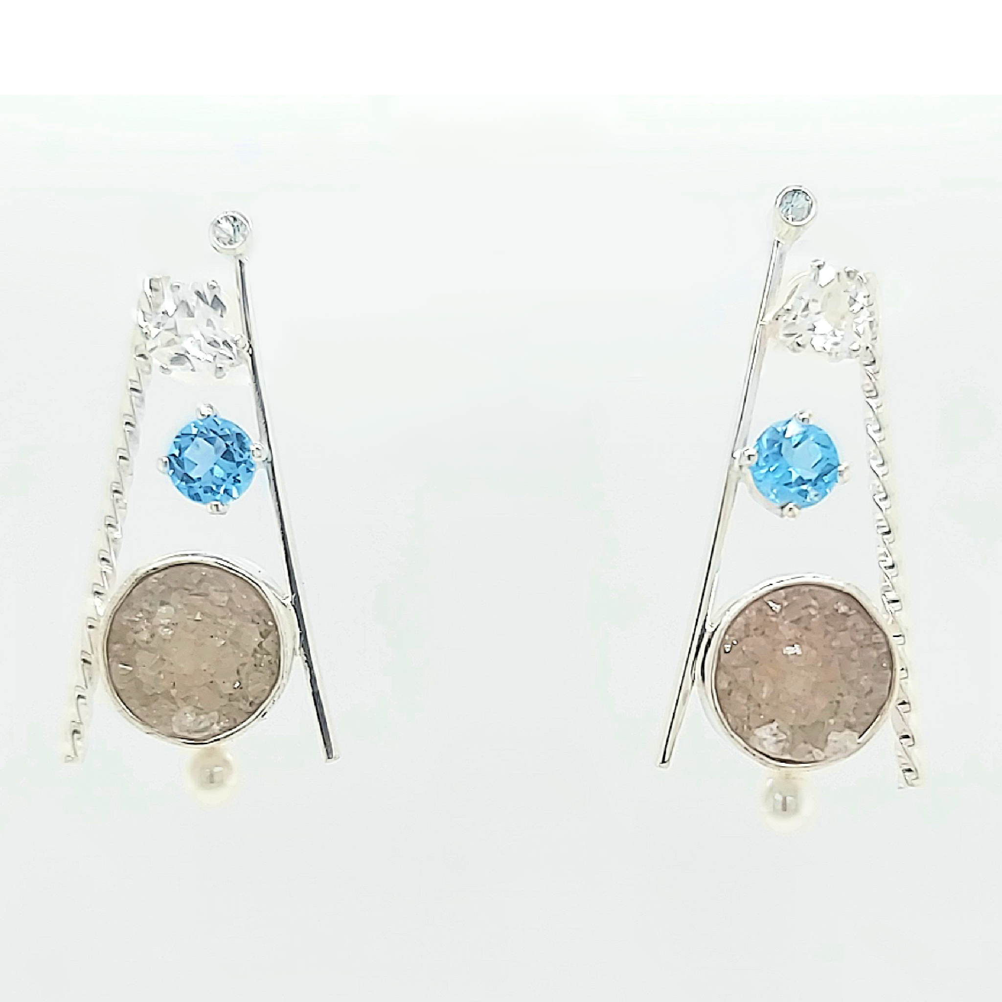 Quartz Earrings
