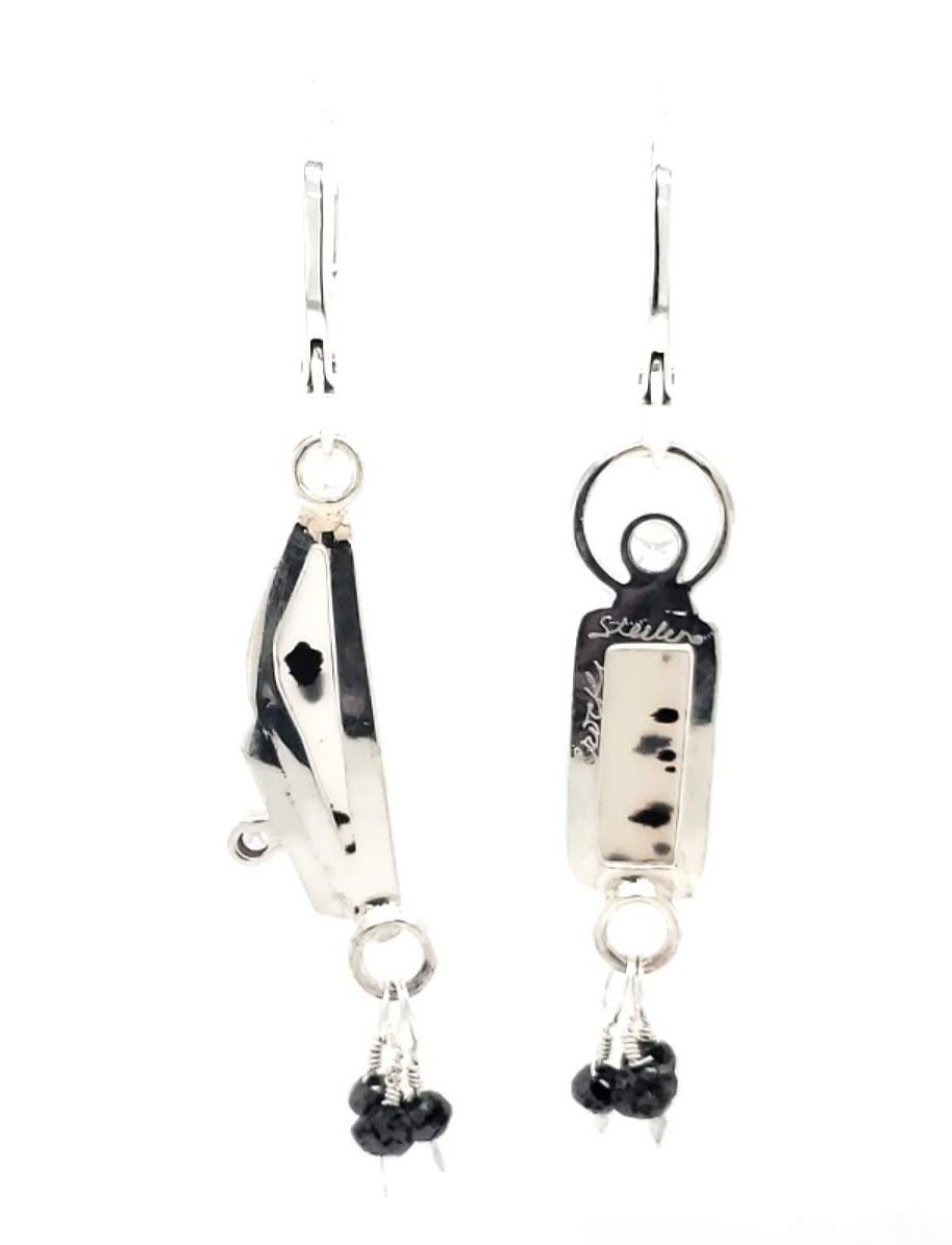 Montana Agate Earrings - kim crocker designs