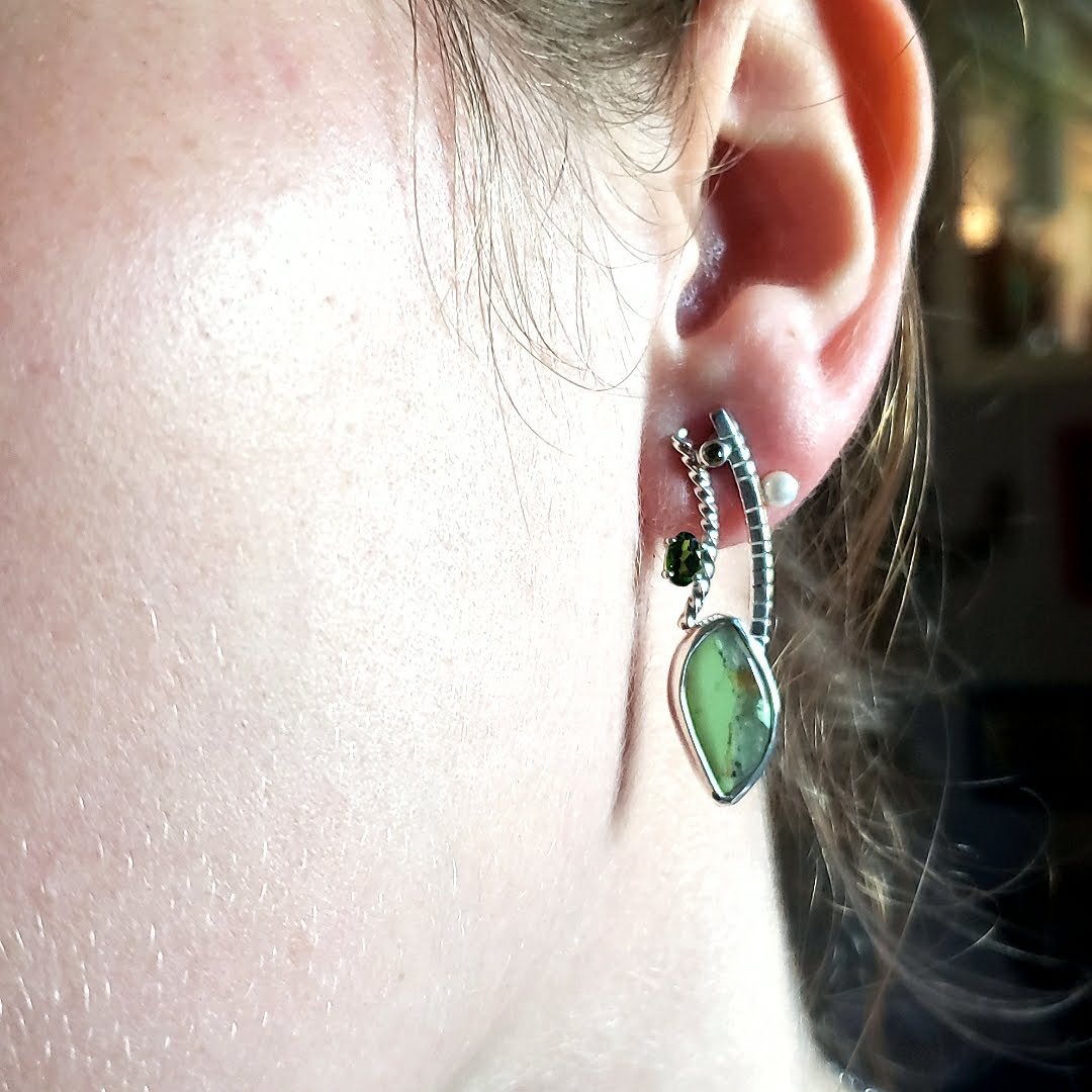 Chrysoprase Earrings - kim crocker designs