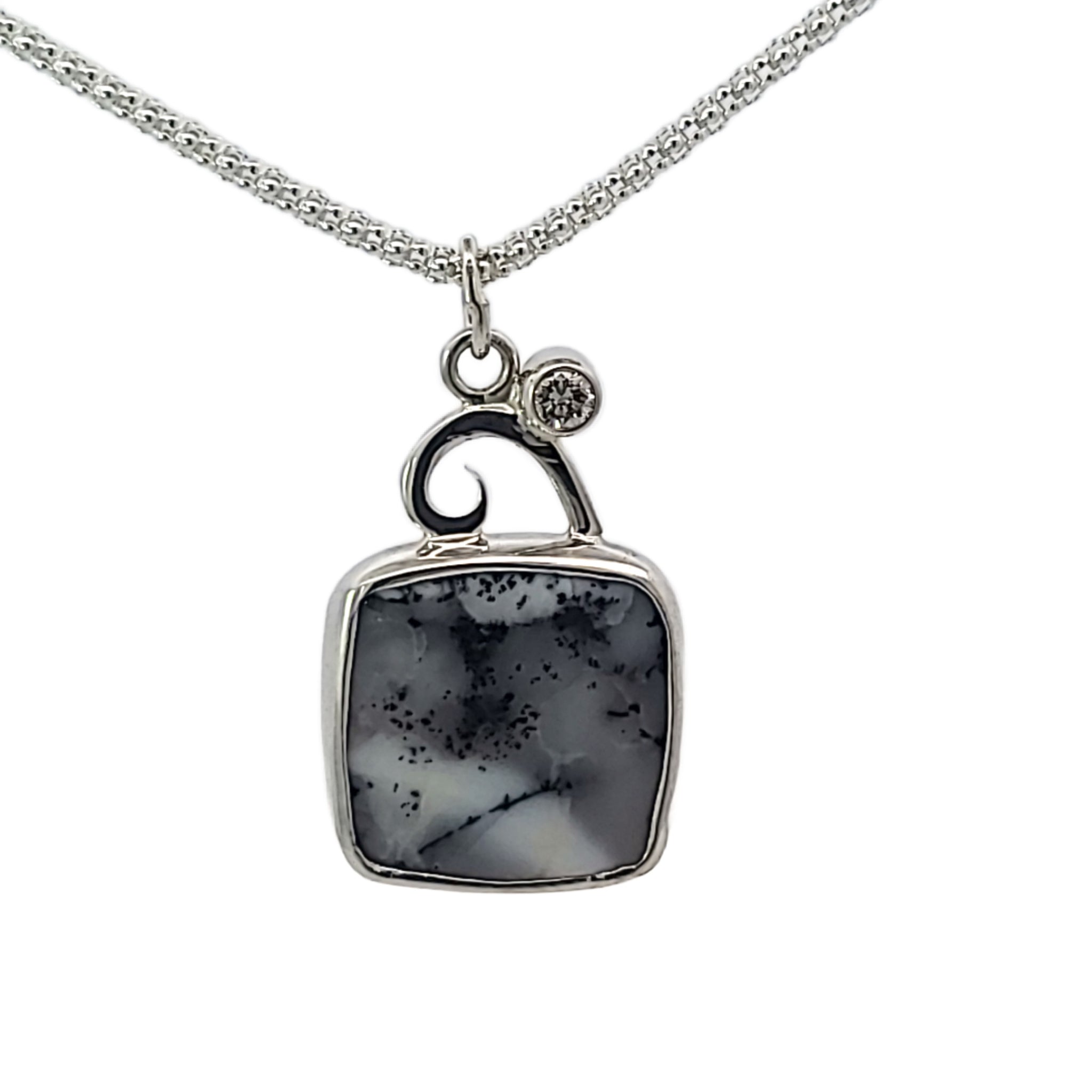 Dendritic Opal Pendant