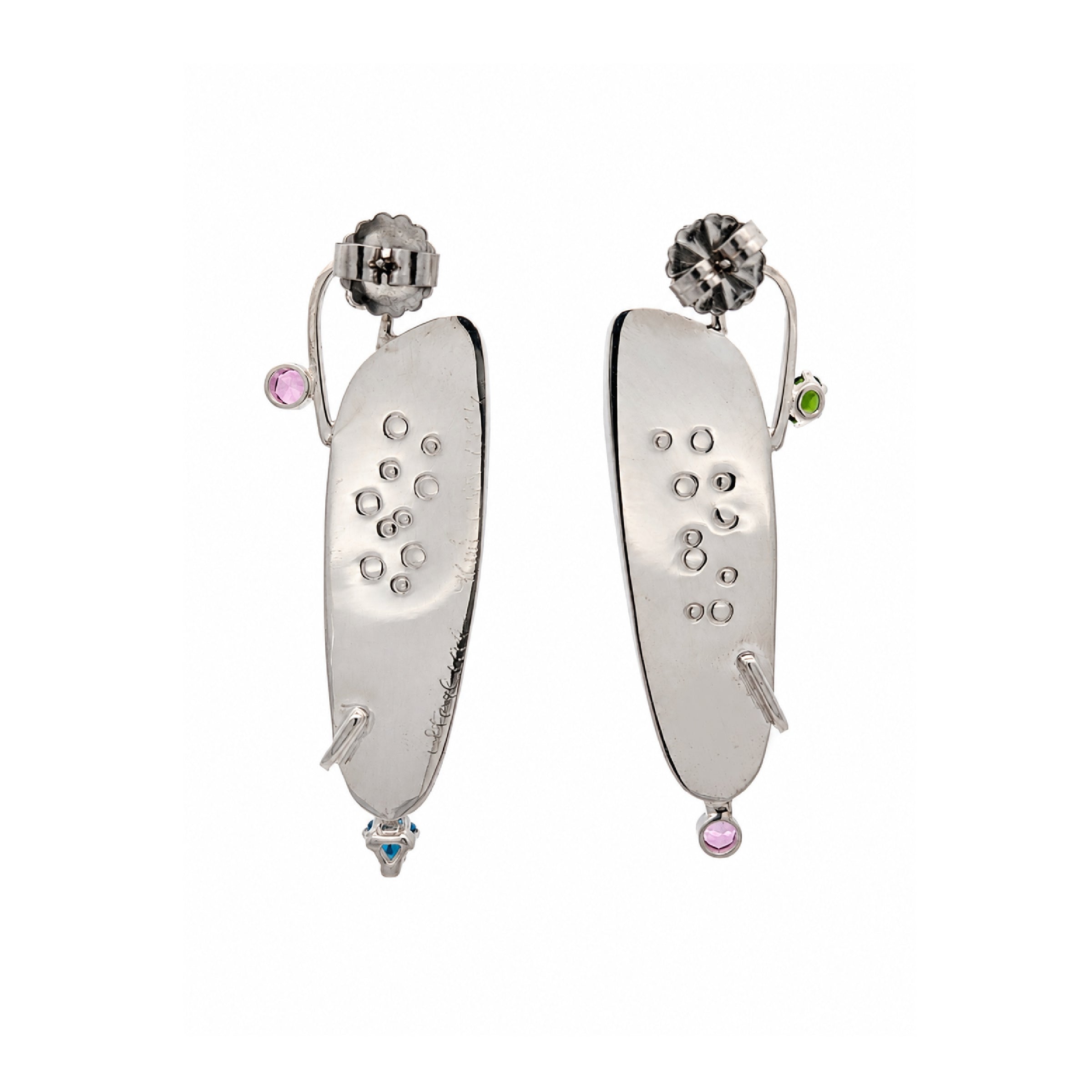 Swirly Opal Earrings