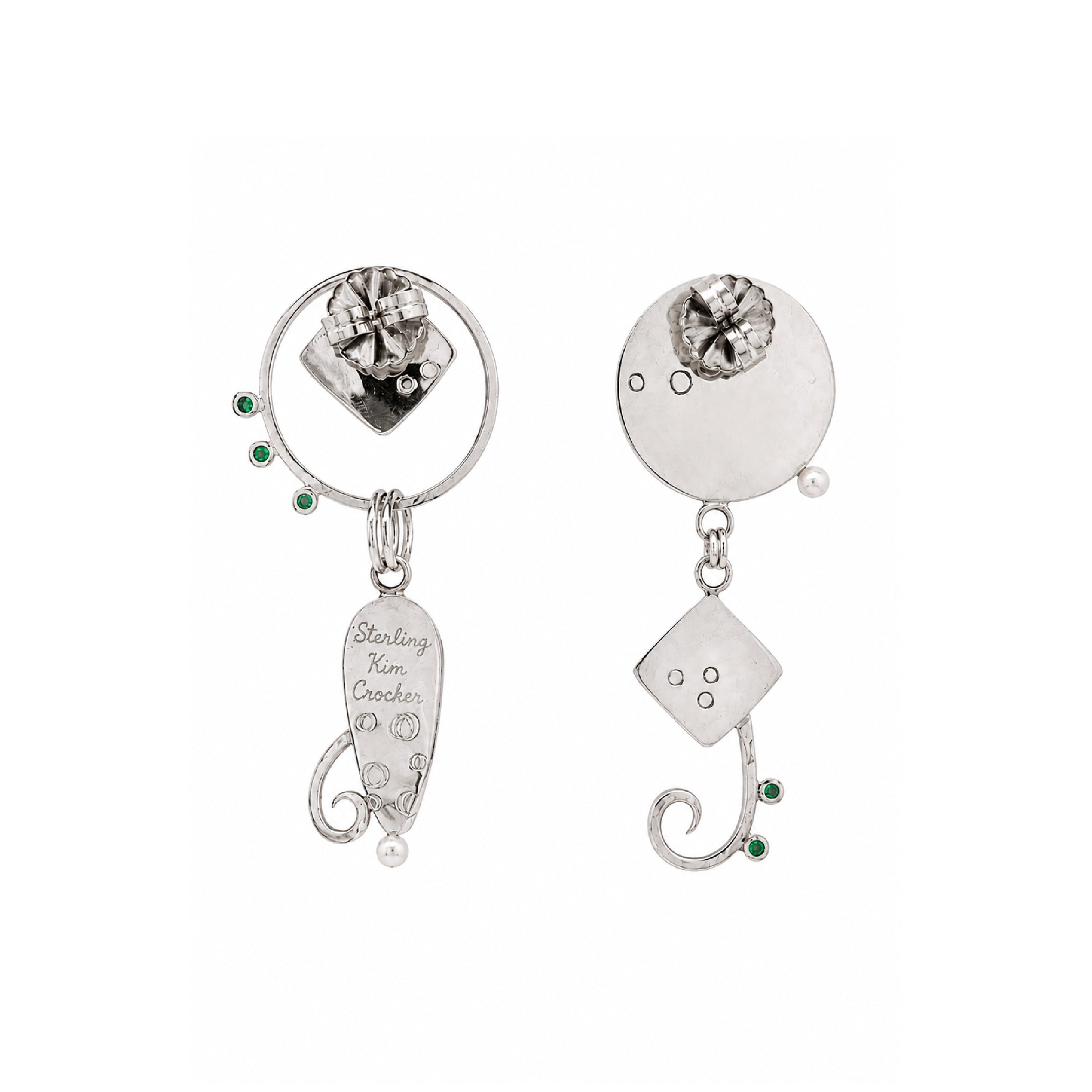 Dancing Through the Garden Variscite Earrings