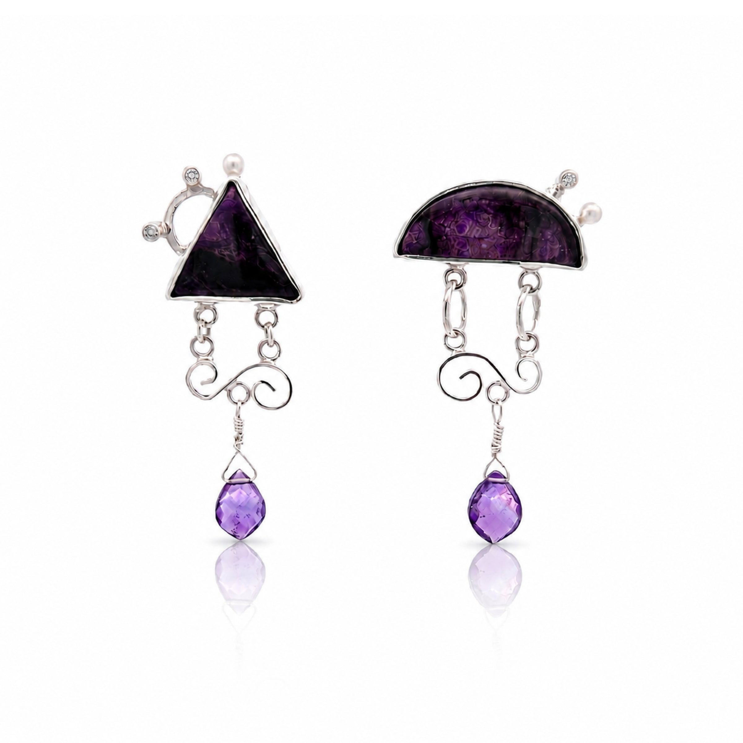 Sugilite Dream Earrings
