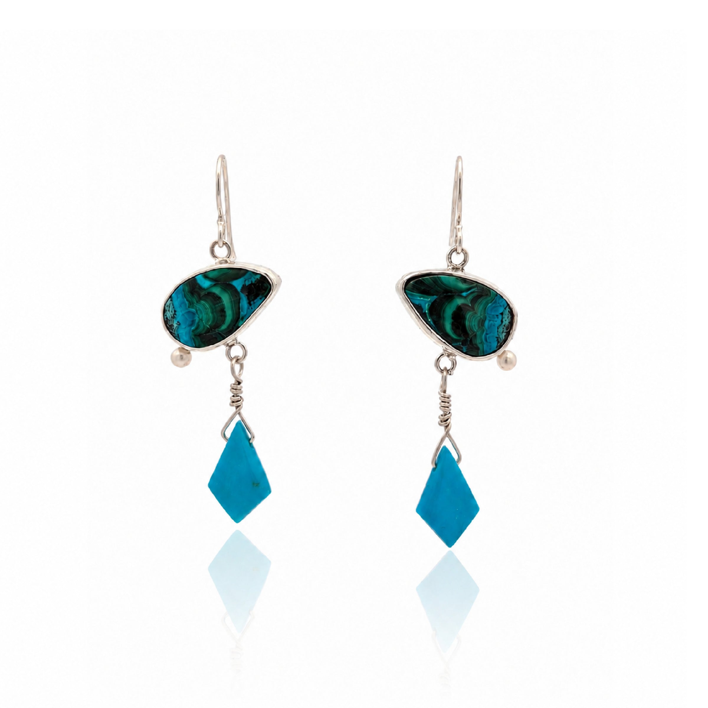 Chrysocolla Tidepool Earrings