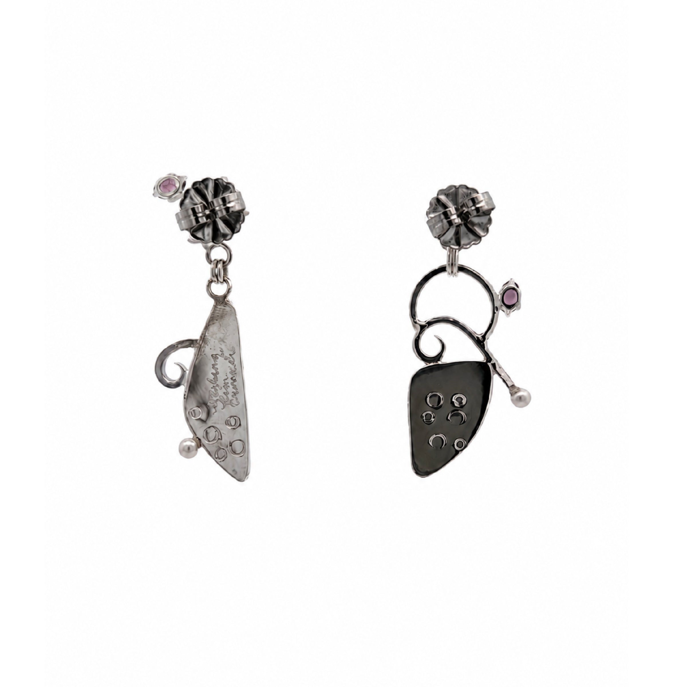 Pink Bloom Drusy Earrings