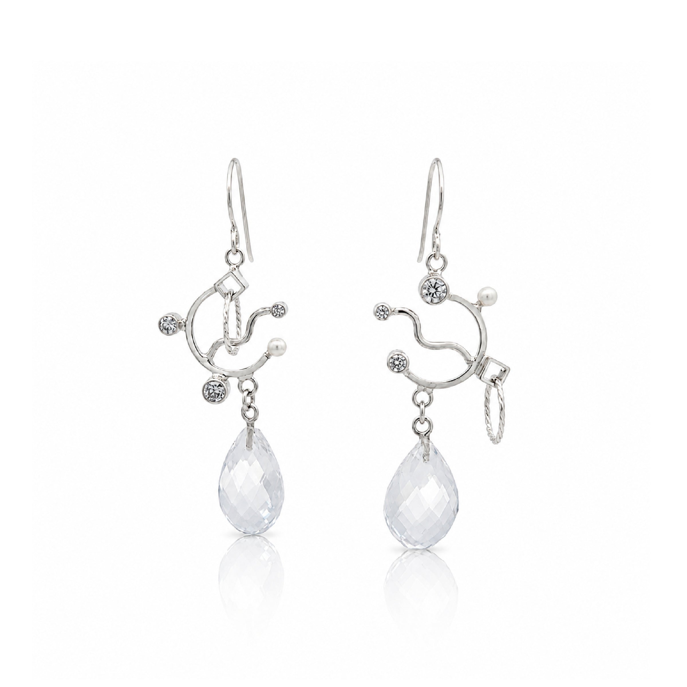 Starlight in Motion Briolette Earrings