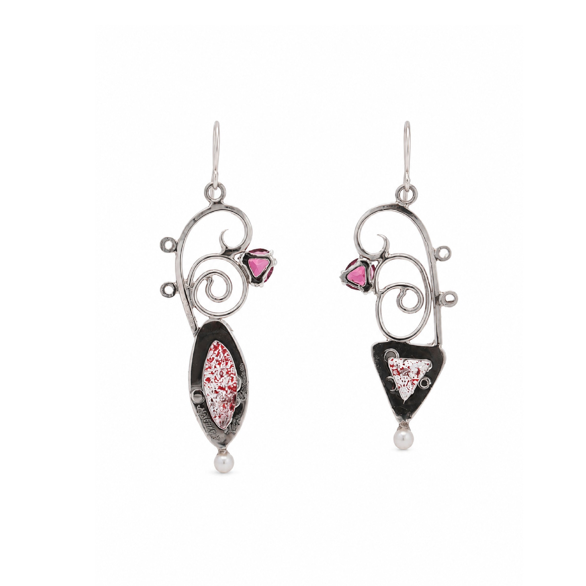 Rhapsody Strawberry Quartz Earrings