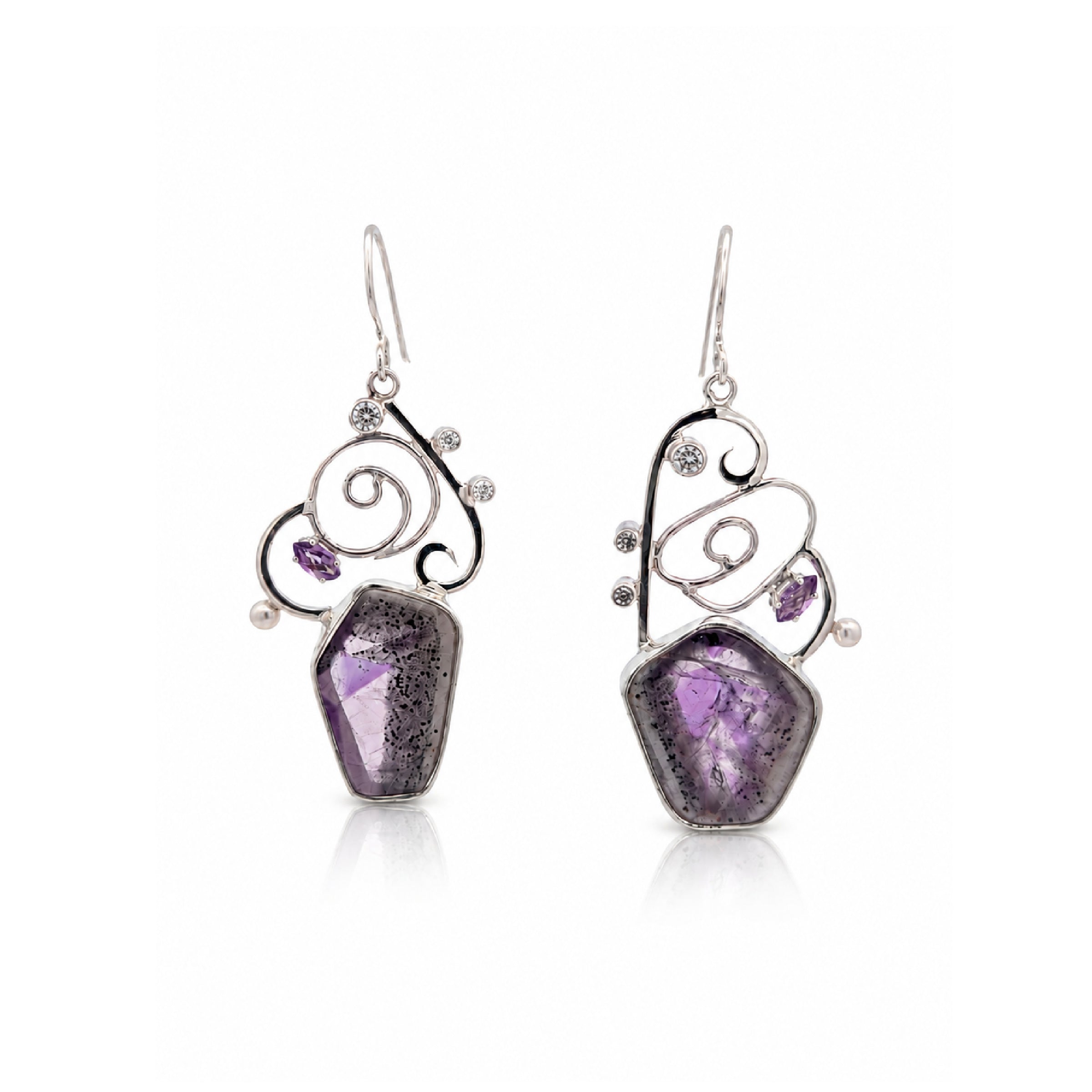 Elegant Amethyst Earrings