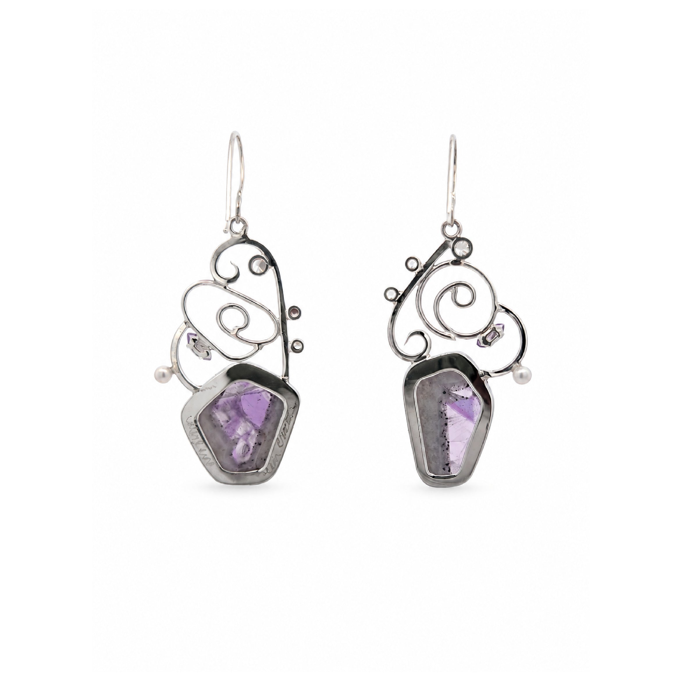 Elegant Amethyst Earrings