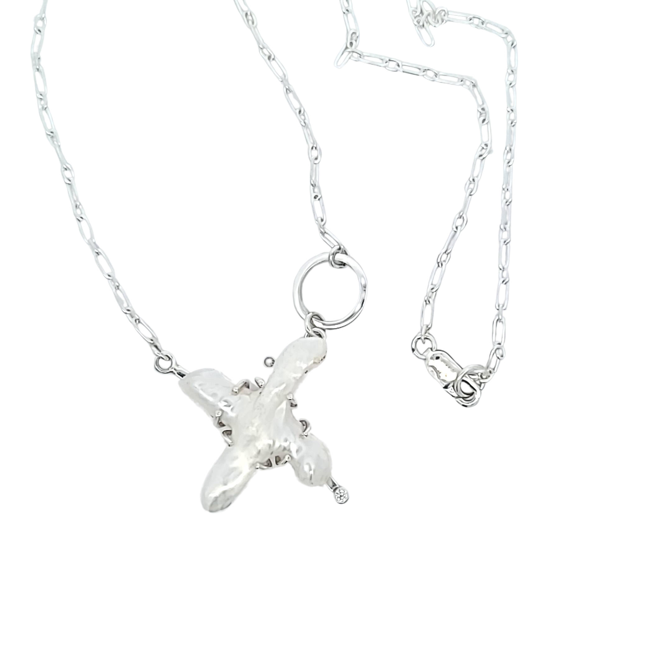 ASHI X & O Petite Diamond Fashion Pendant 645D8HDTSPDYG - Hayden Jewelers