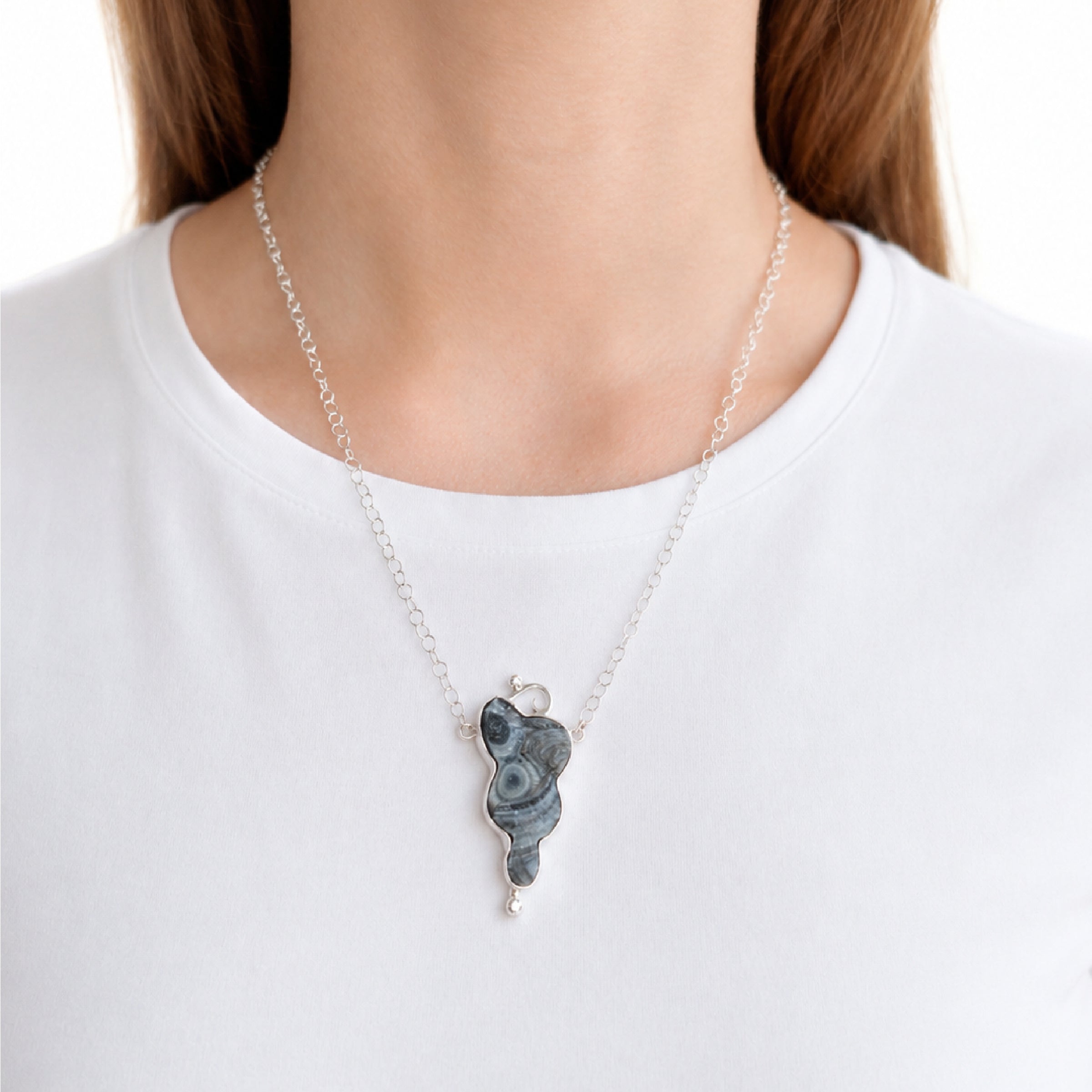 Raincloud Drusy Necklace