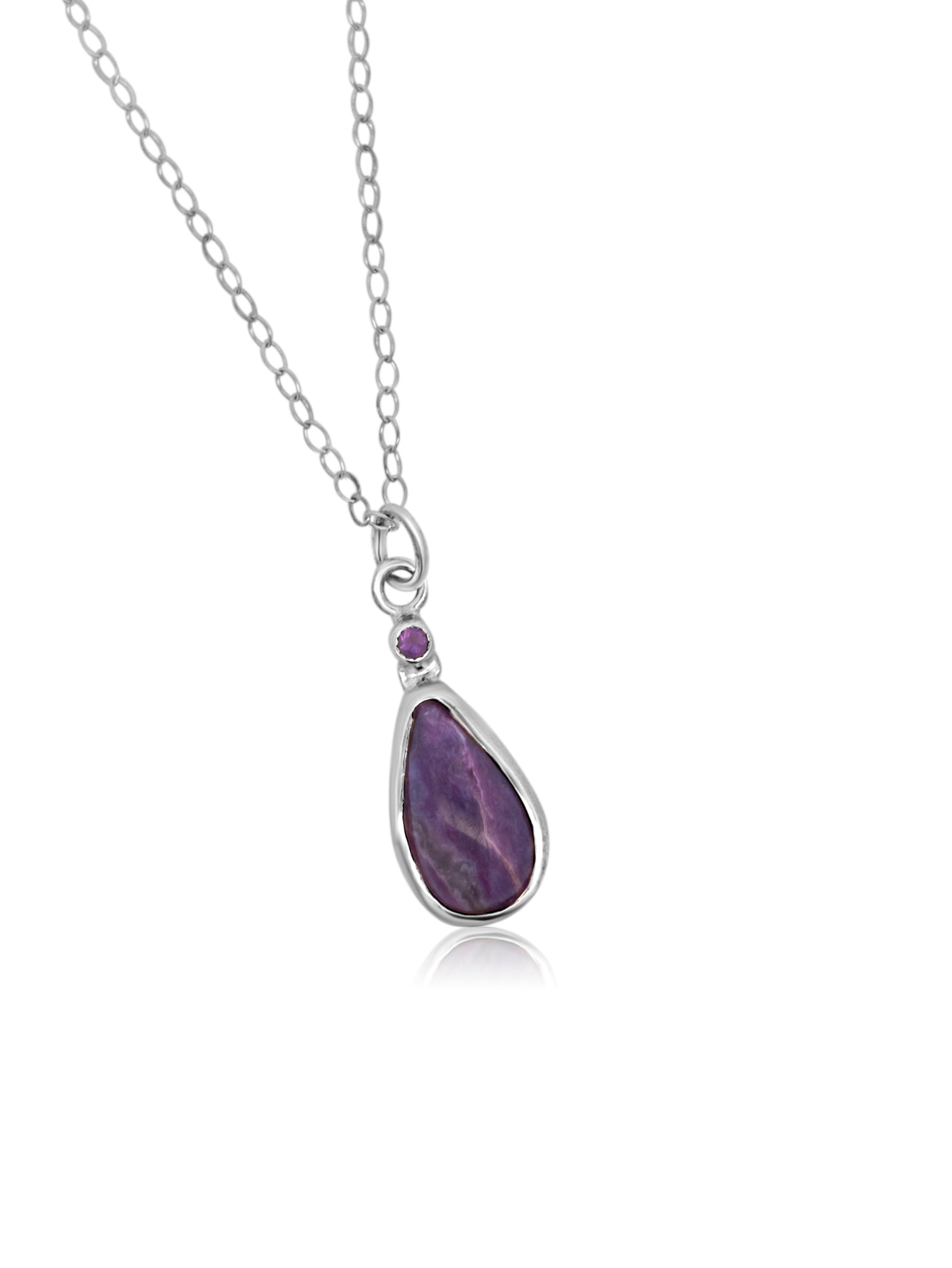 Twilight Drop Tiffany Jasper Pendant