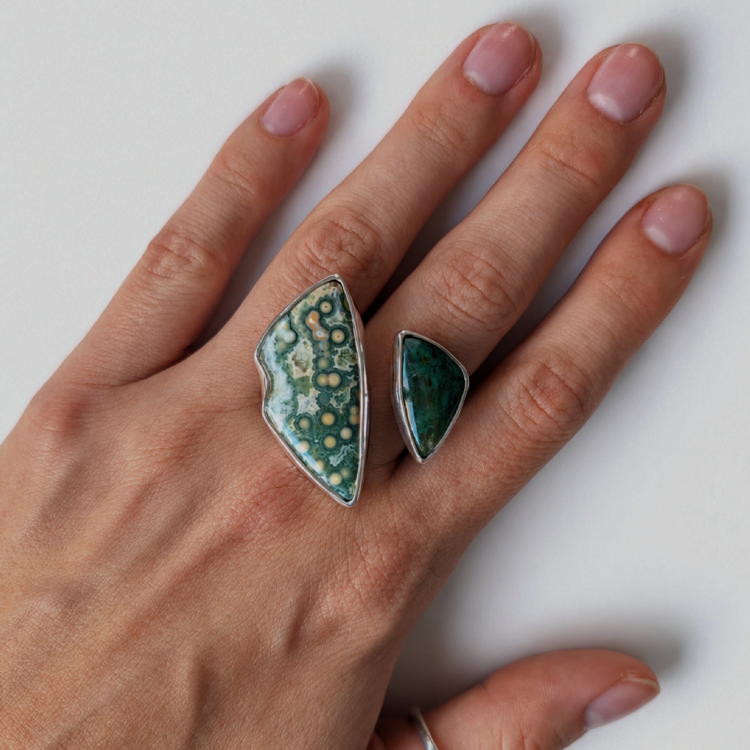River Jasper Reverie Adjustable Ring