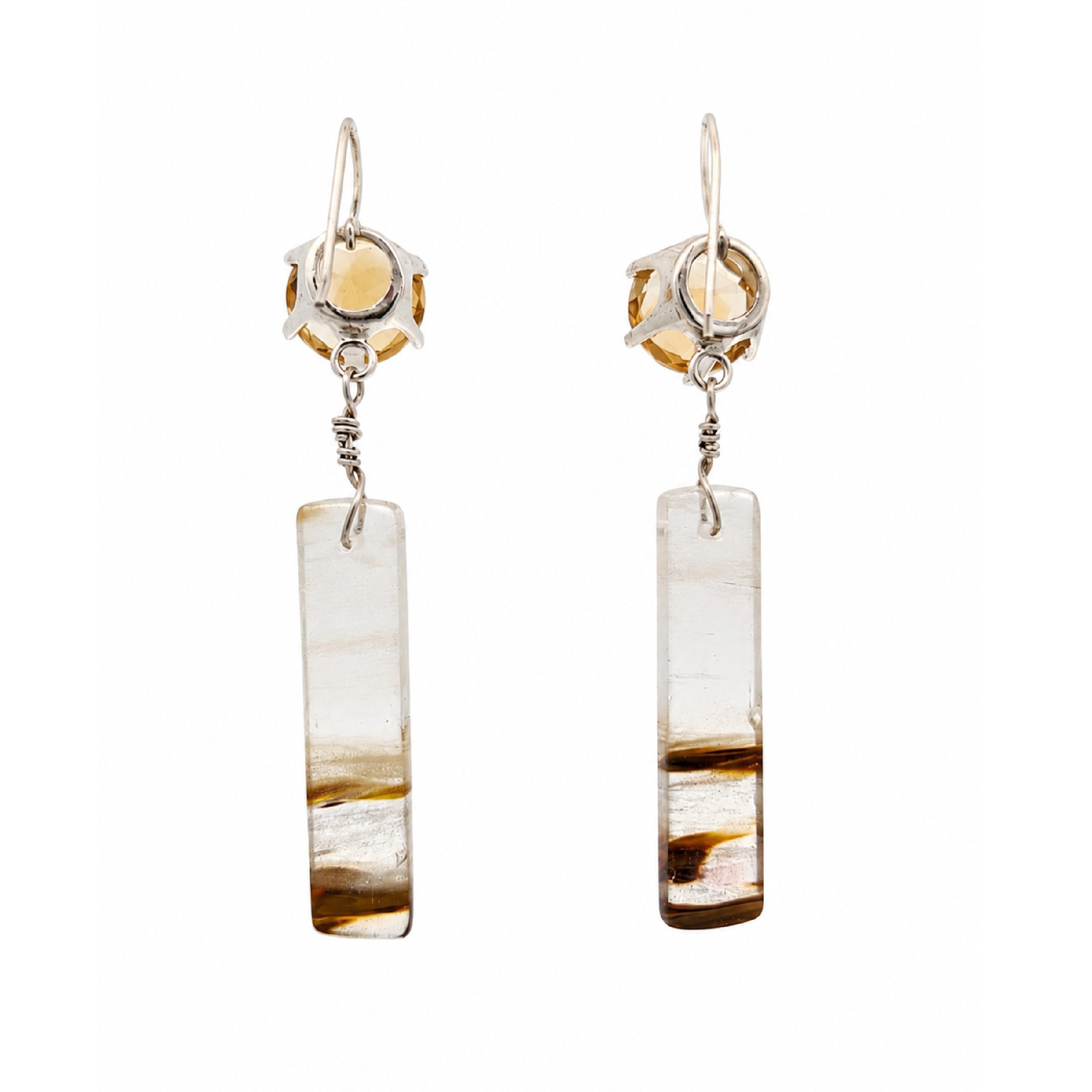 Golden Horizon Citrine Earrings