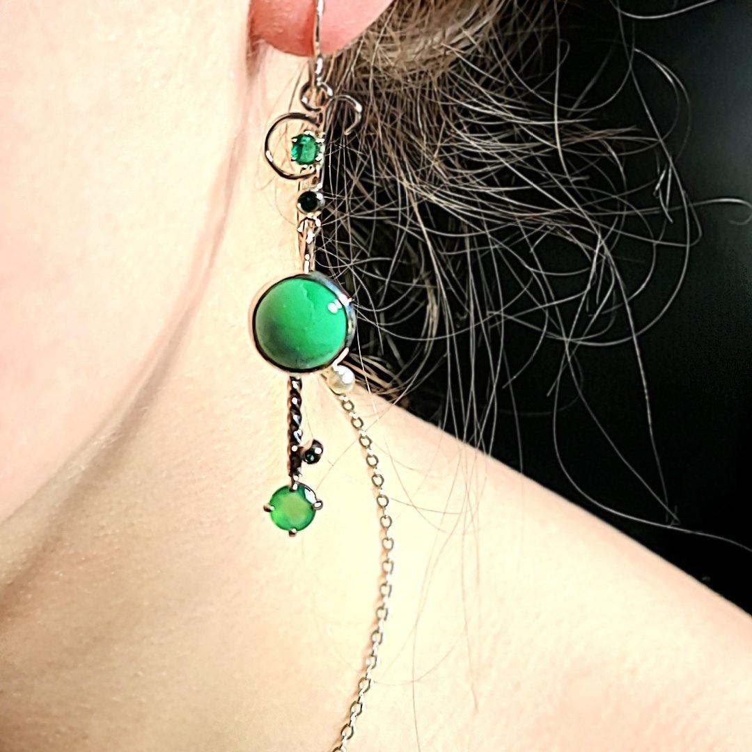 Chrysoprase Earrings - kim crocker designs