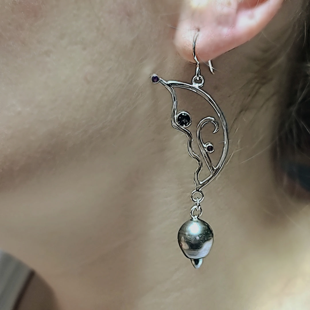 Tahitian South Sea Pearl Earrings