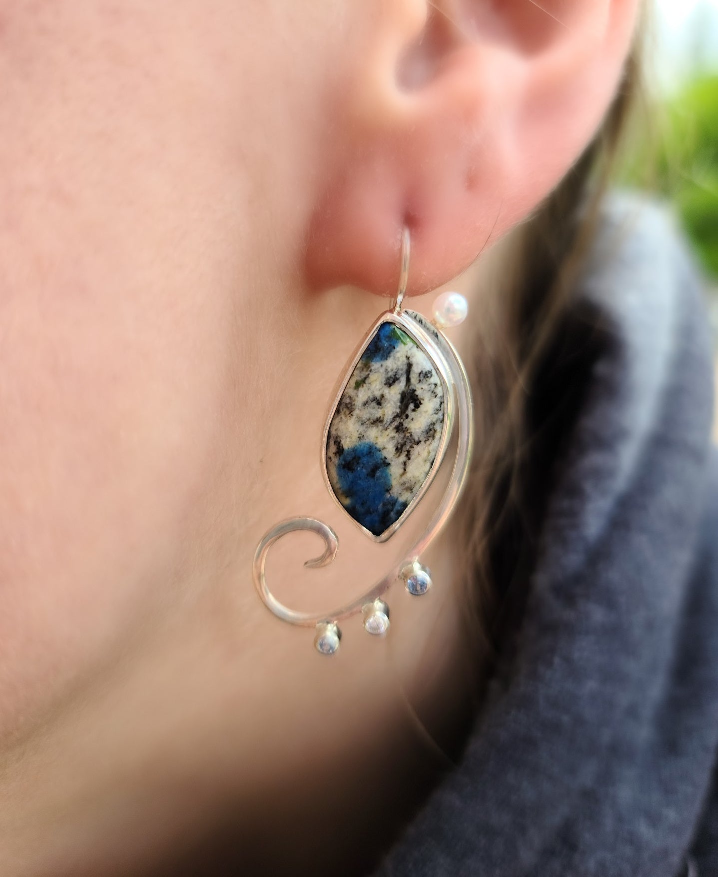 Fun K2 Stone Earrings