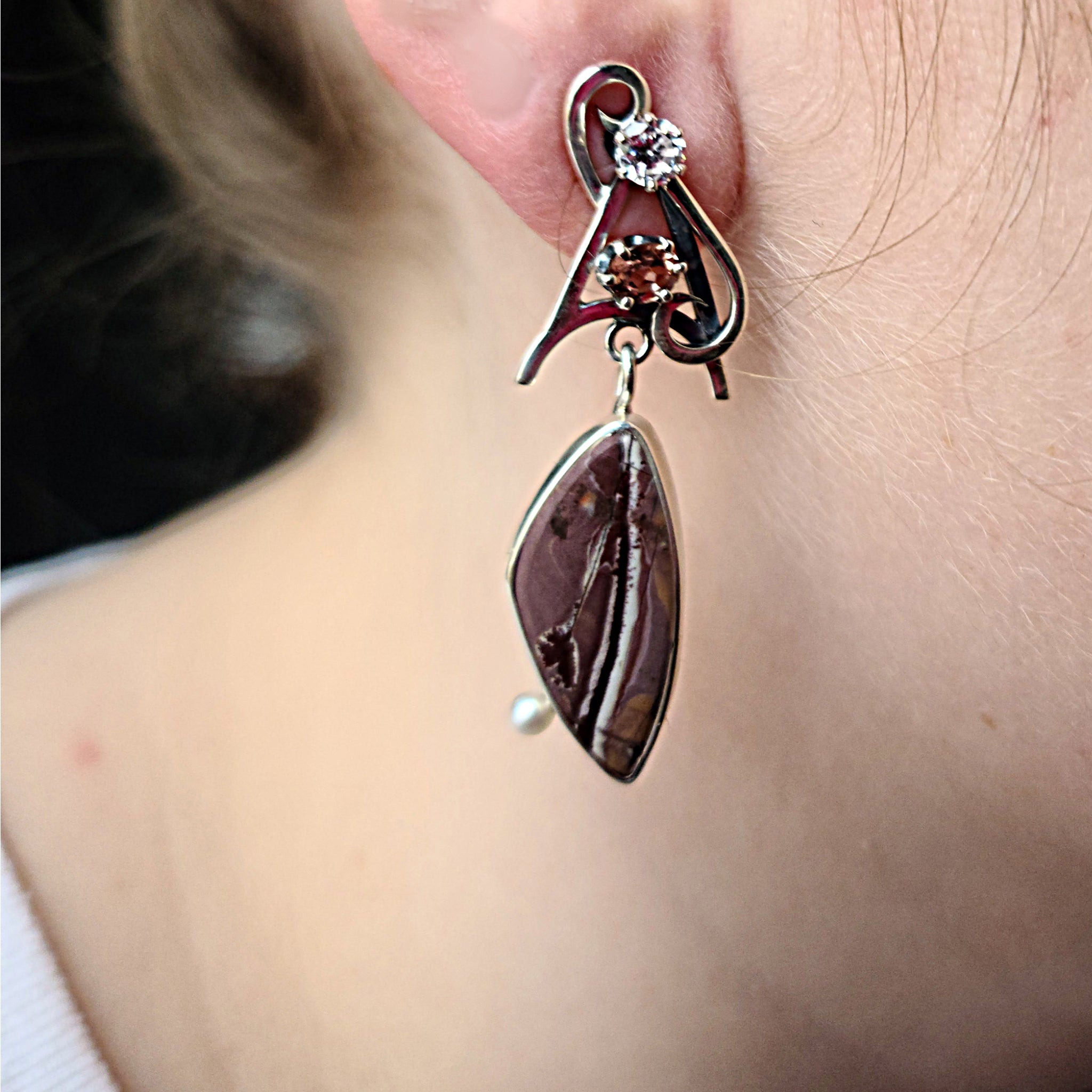 Apache Sage Rhyolite Earrings