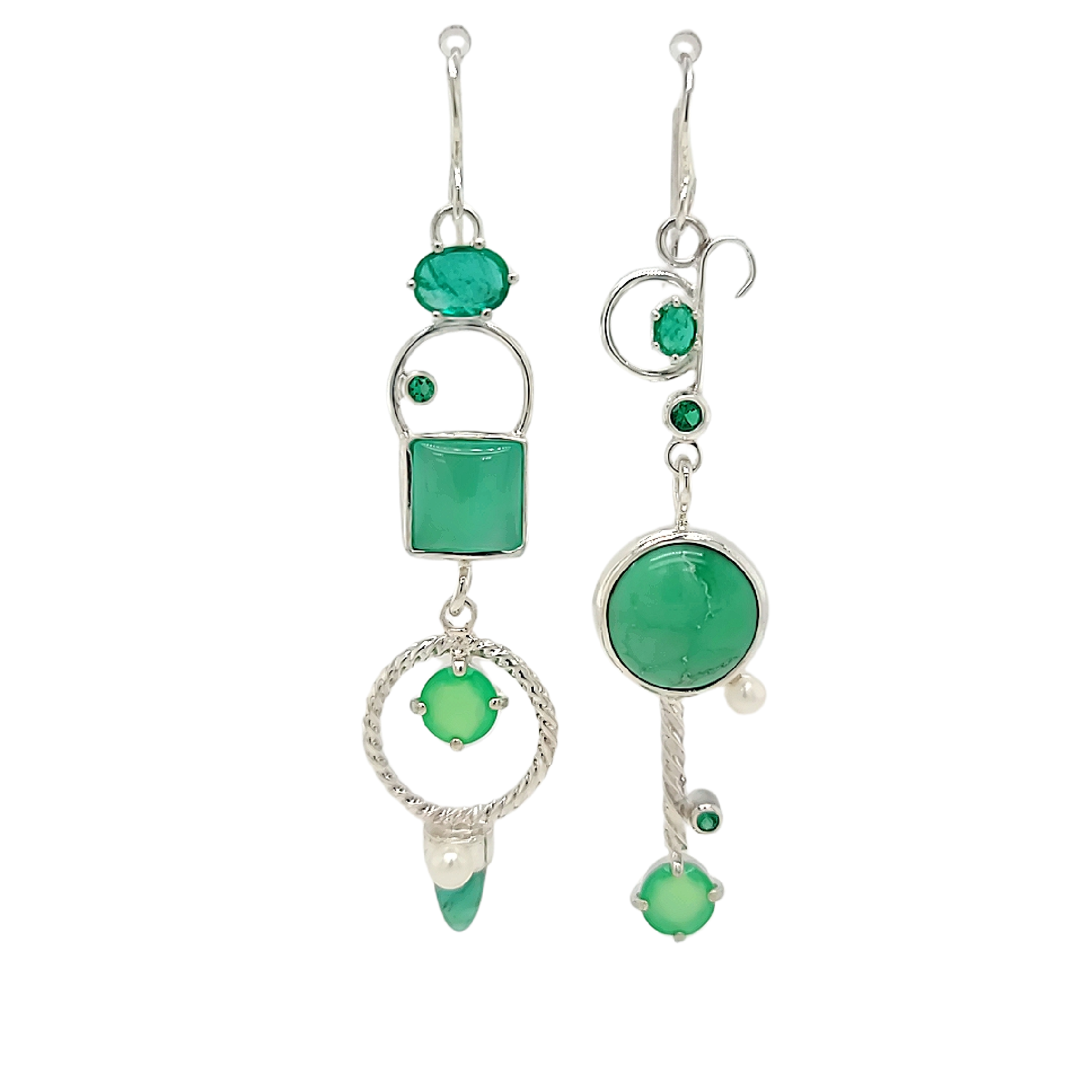 Chrysoprase Earrings