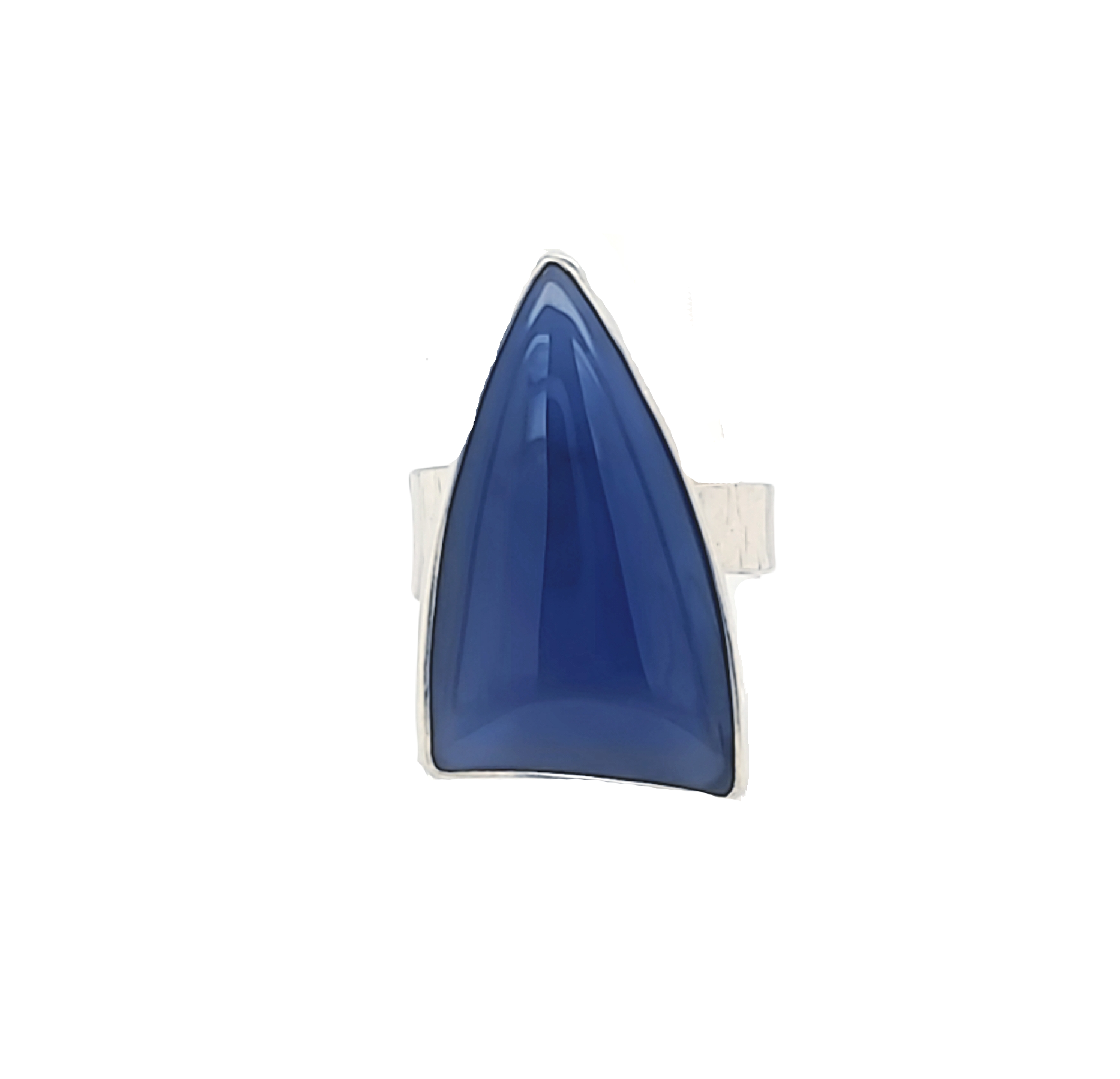 Blue Onyx Adjustable Ring