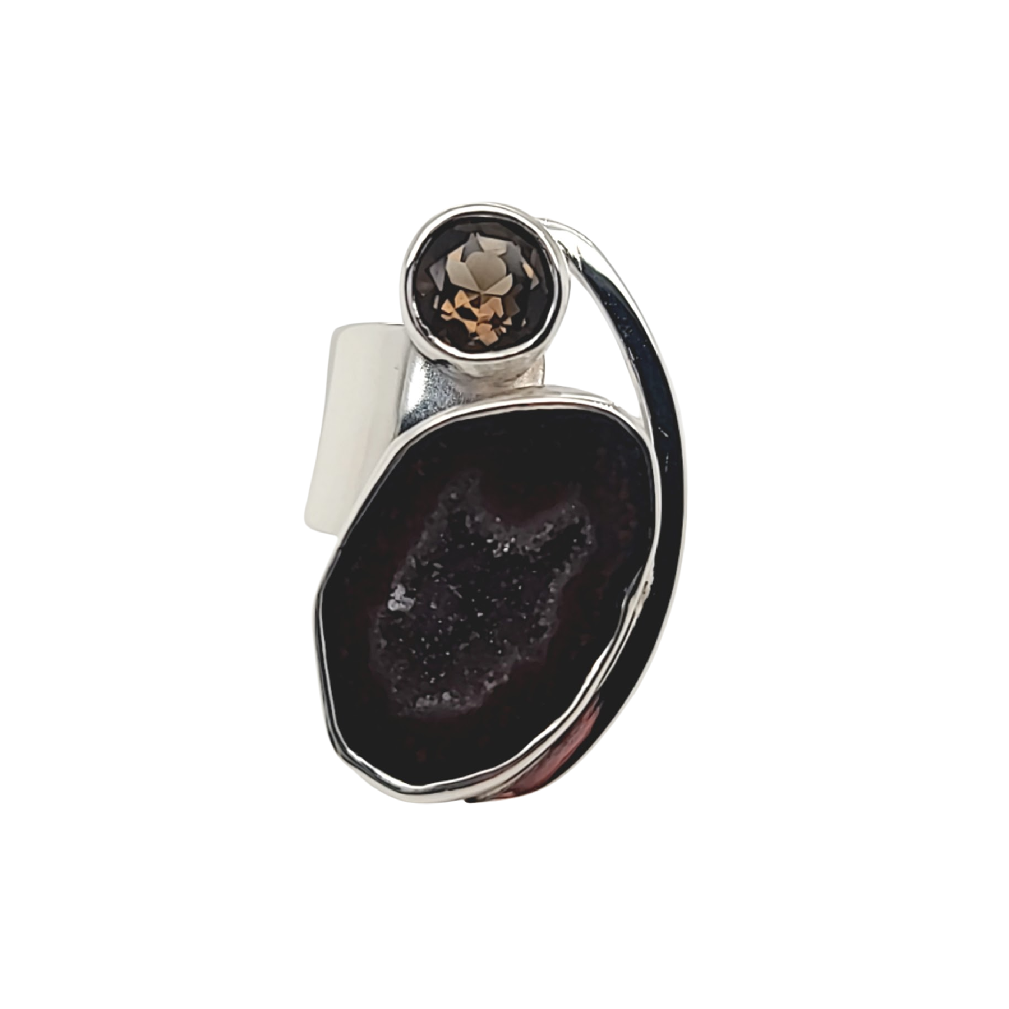 Agate Drusy Ring