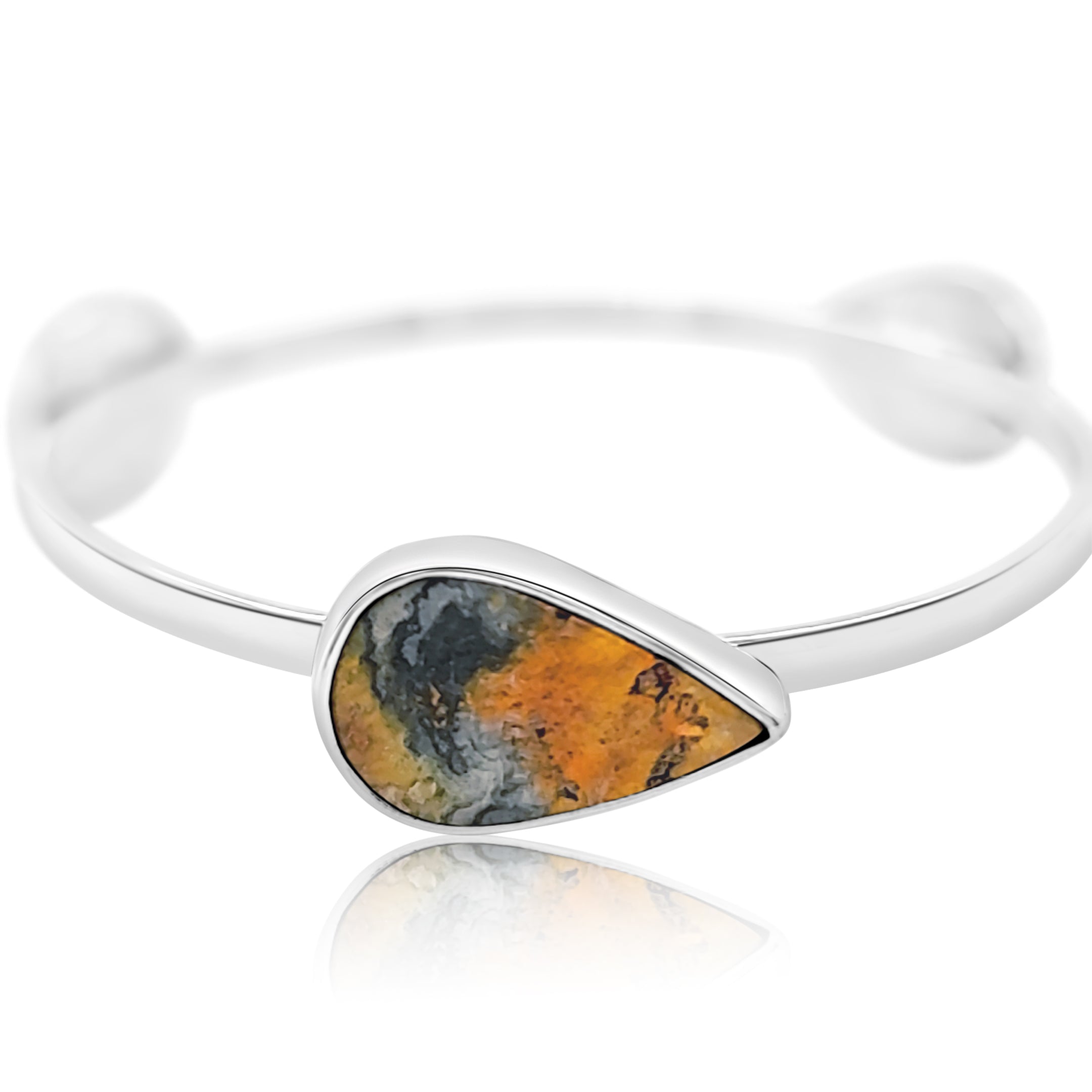 Bumblebee Jasper Bangle Bracelet