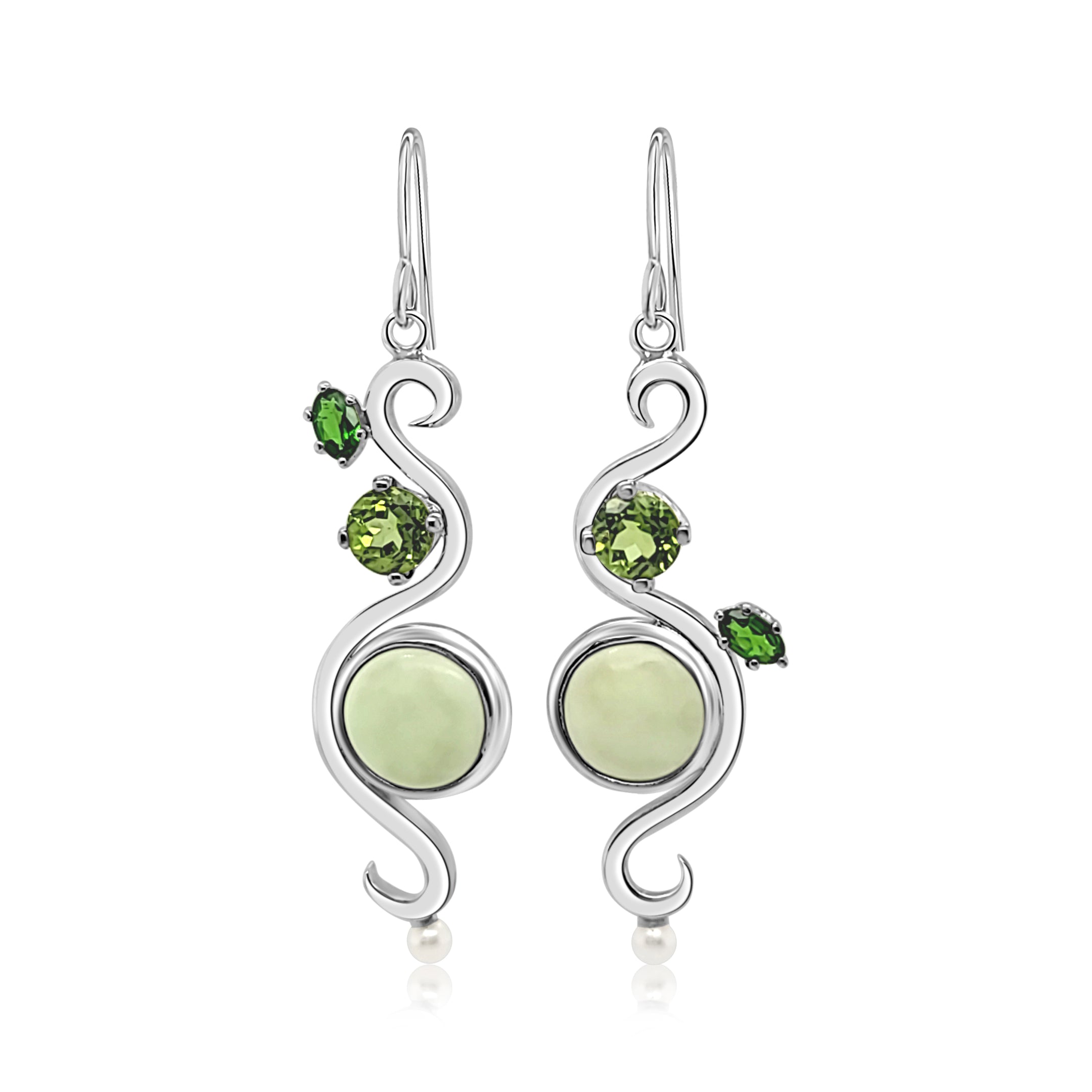 Lemon Chrysoprase Earrings