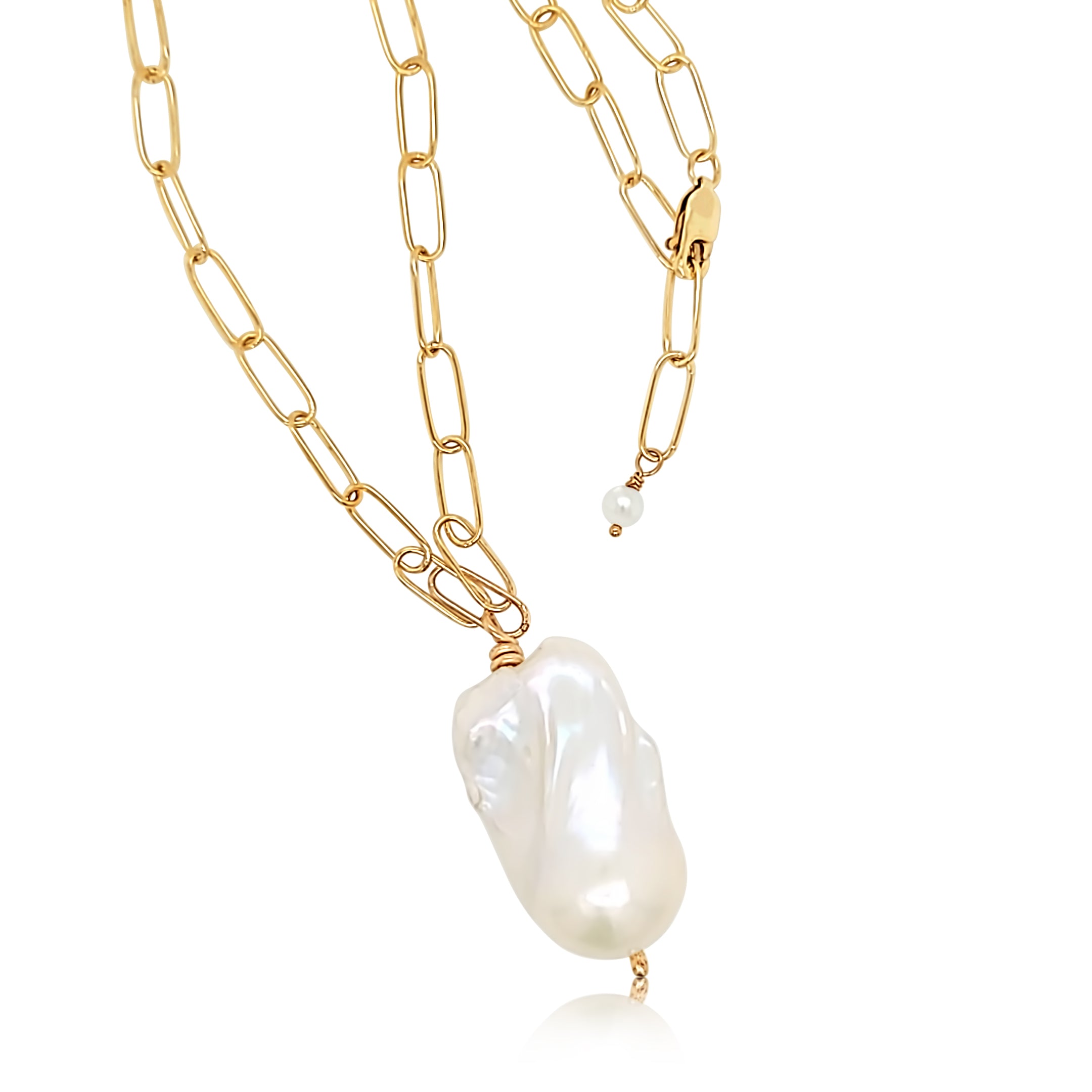 Baroque Freshwater Pearl GF Necklace